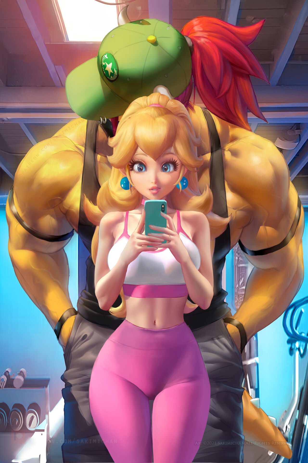 Princess Peach Gym Days page 1 full