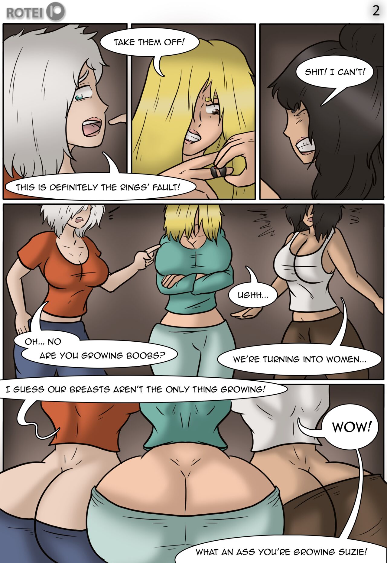 Ladies of the rings! - TG Comic page 3 full