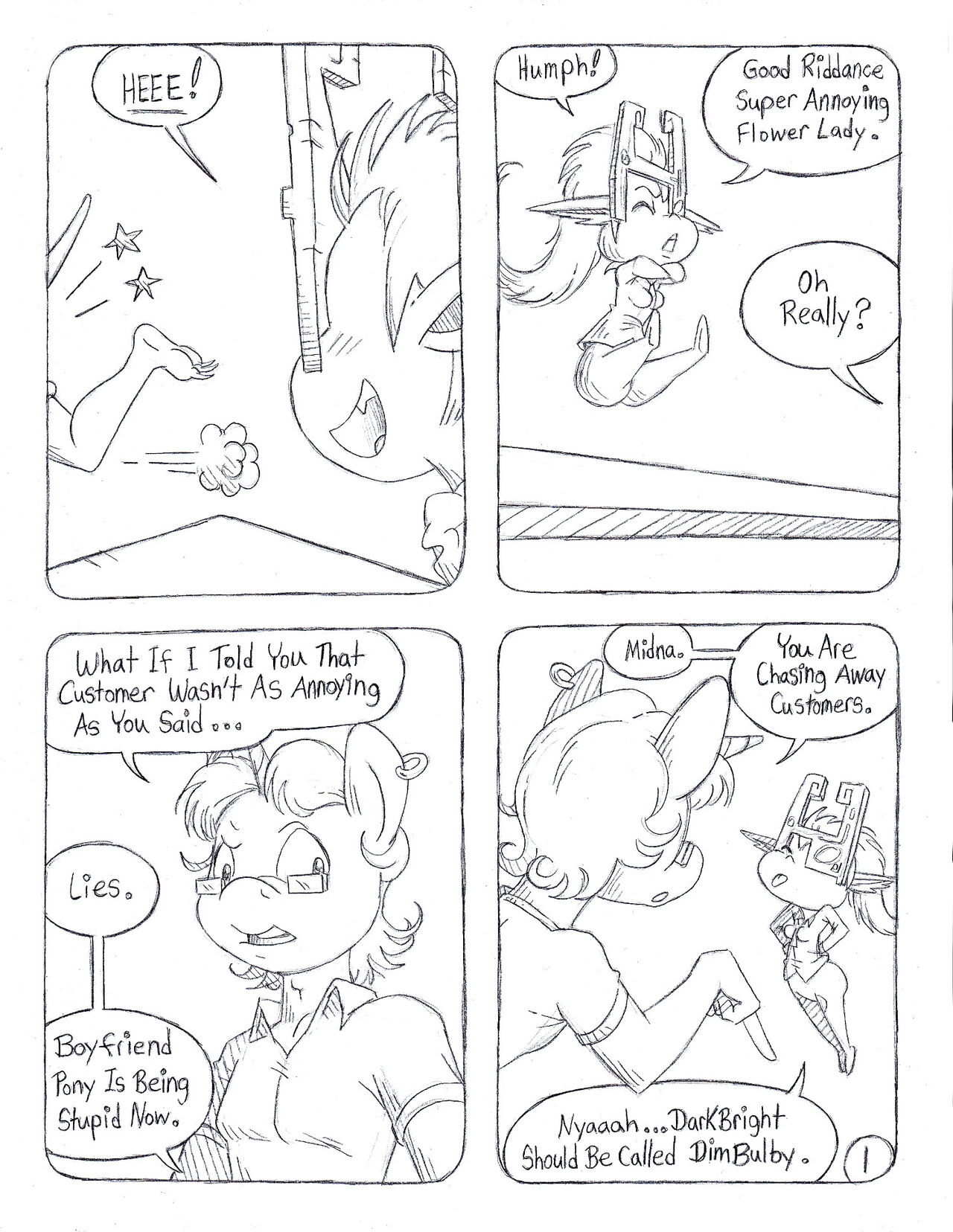 Nibbling Predicament page 1 full