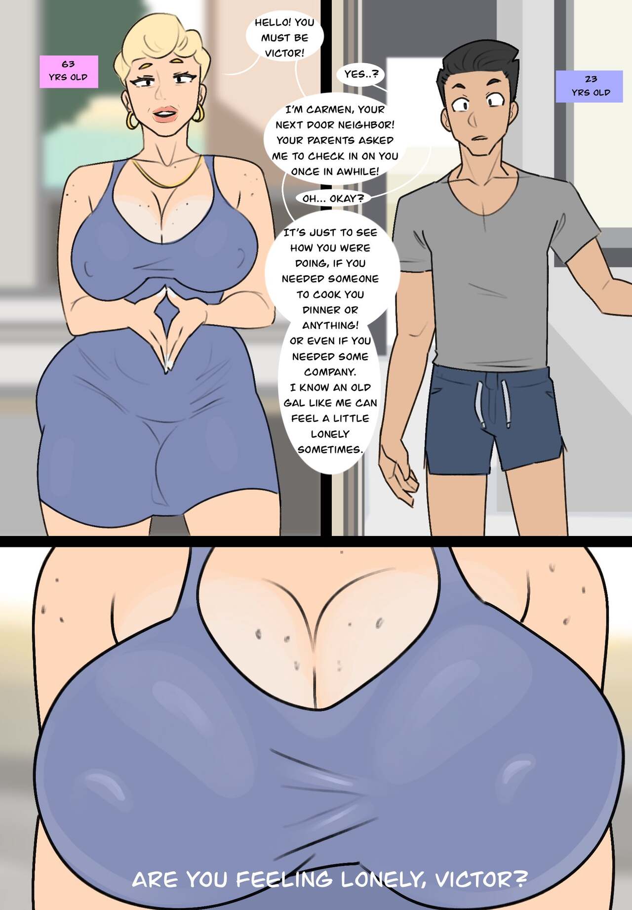 GILF next door 🏠❤️ - Page 1 - IMHentai