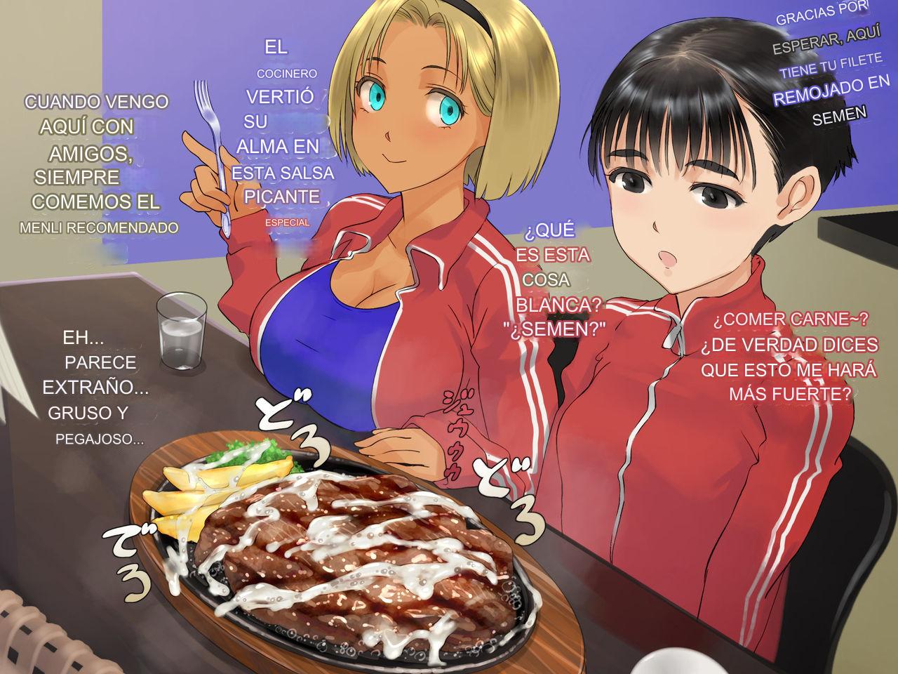 Comiendo carne con semen  Spanish Ai translated page 3 full