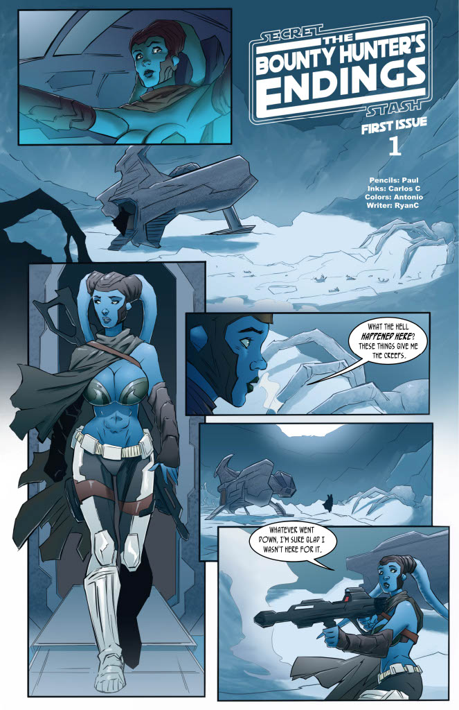 Star Wars: The Bounty Hunter's Endings page 1 full