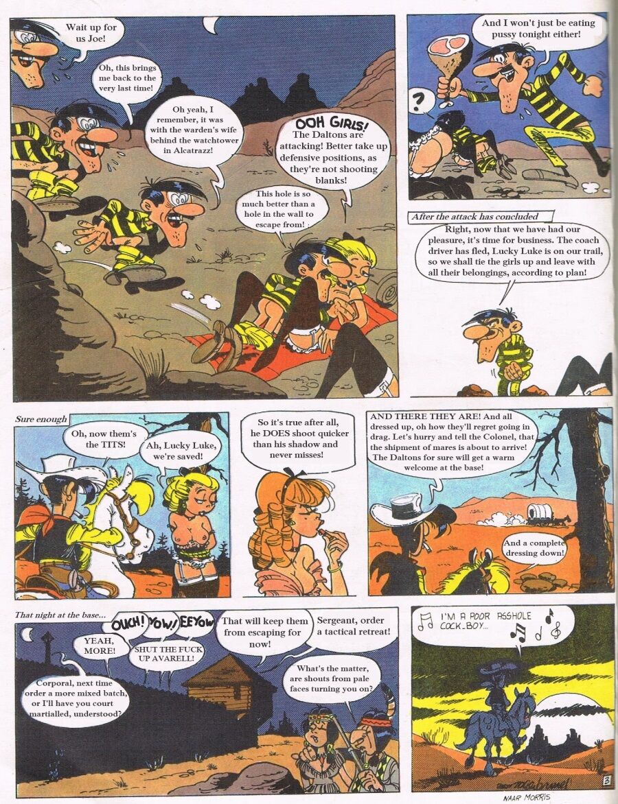 Lucky Luke "What a drag" page 3 full
