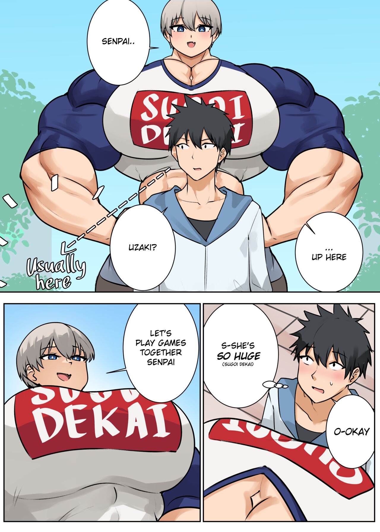 Hana Uzaki Comic page 7 full