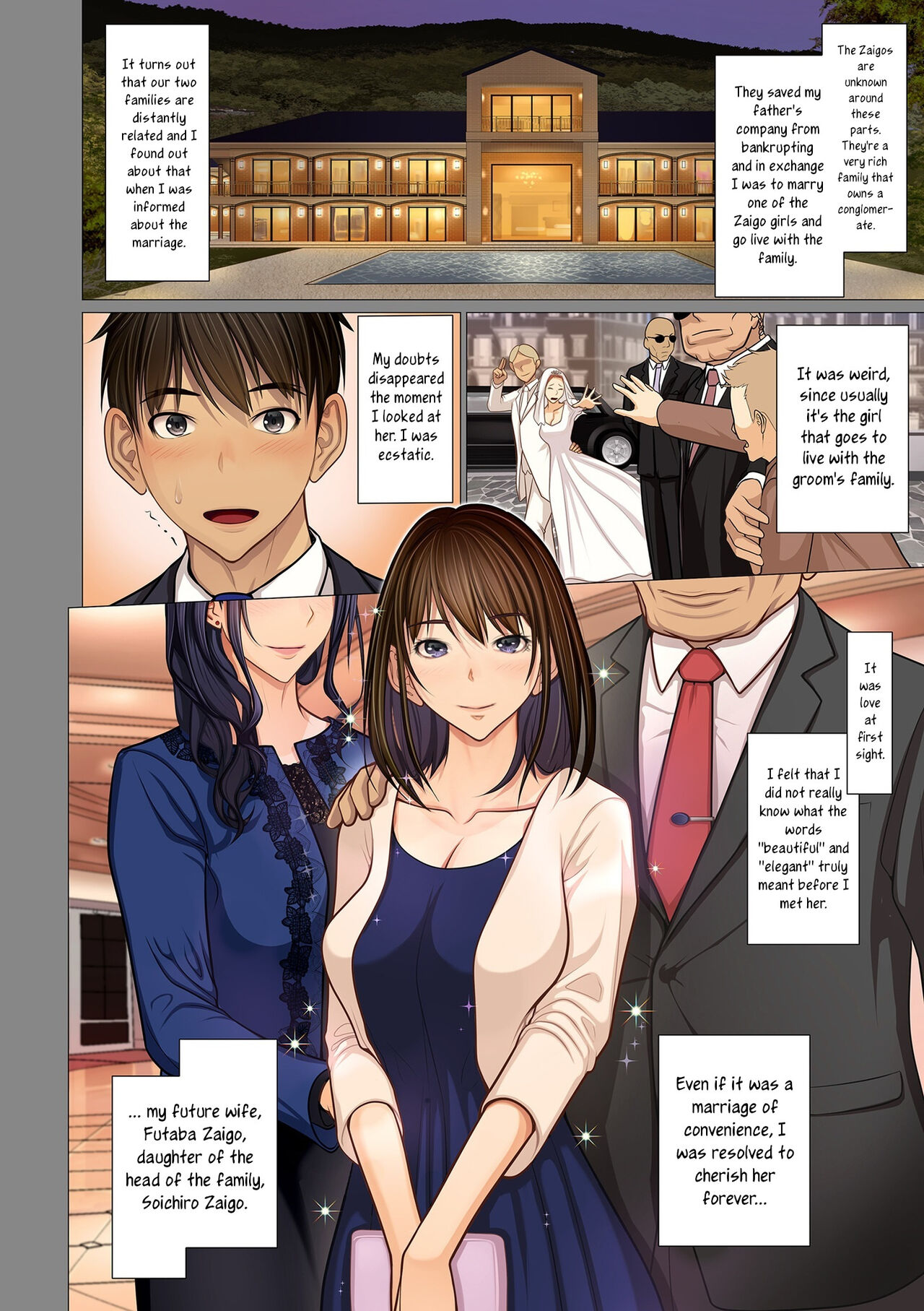 Fugou Ichizoku no Muko ~Tsuma Igai Zenin Ore no Onna~ Sono 1 | I married into a wealthy family ~All the women in the family except my wife are mine~ Part 1 page 6 full