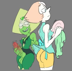 Peridot and Pearl