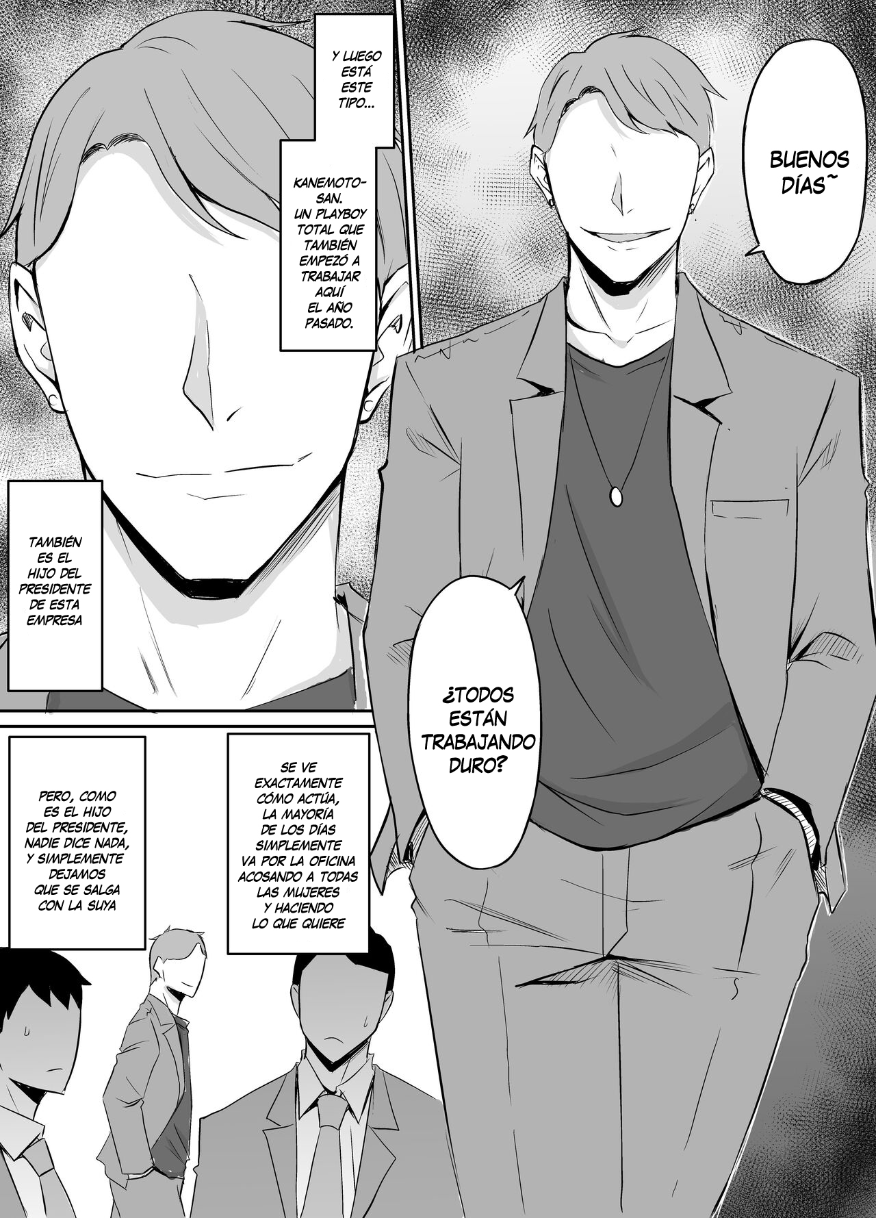 Akogare no Onna Joushi ga Douryou no Charao ni Otosareru Hanashi page 4 full
