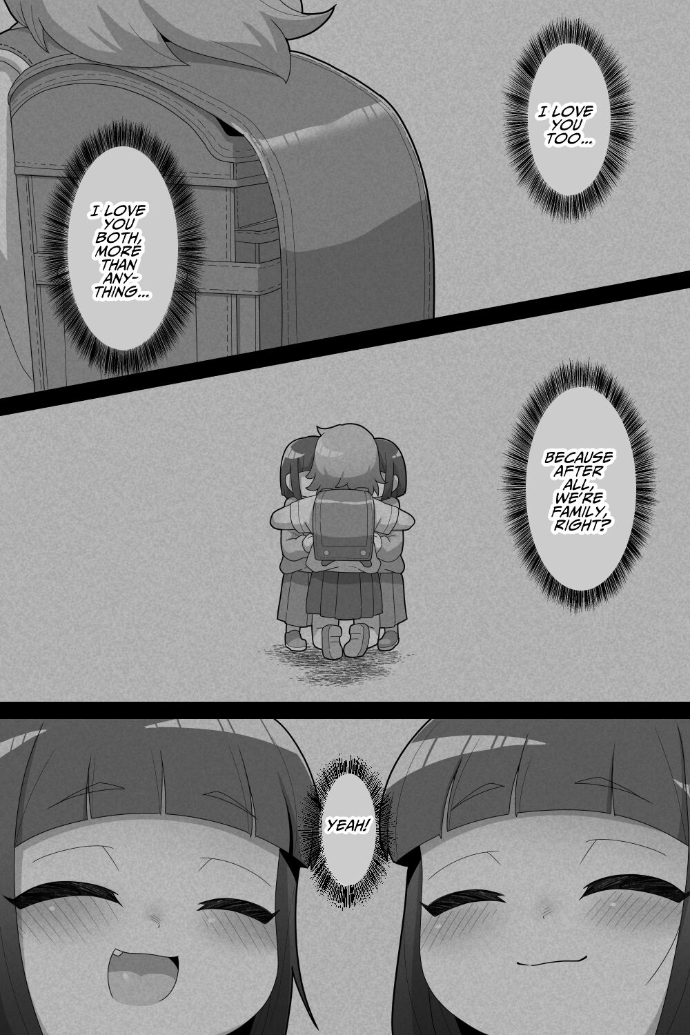 Futanari Futago ni Aisaresugitemasu | Loved Too Much by My Futanari Twin Step-sisters page 2 full