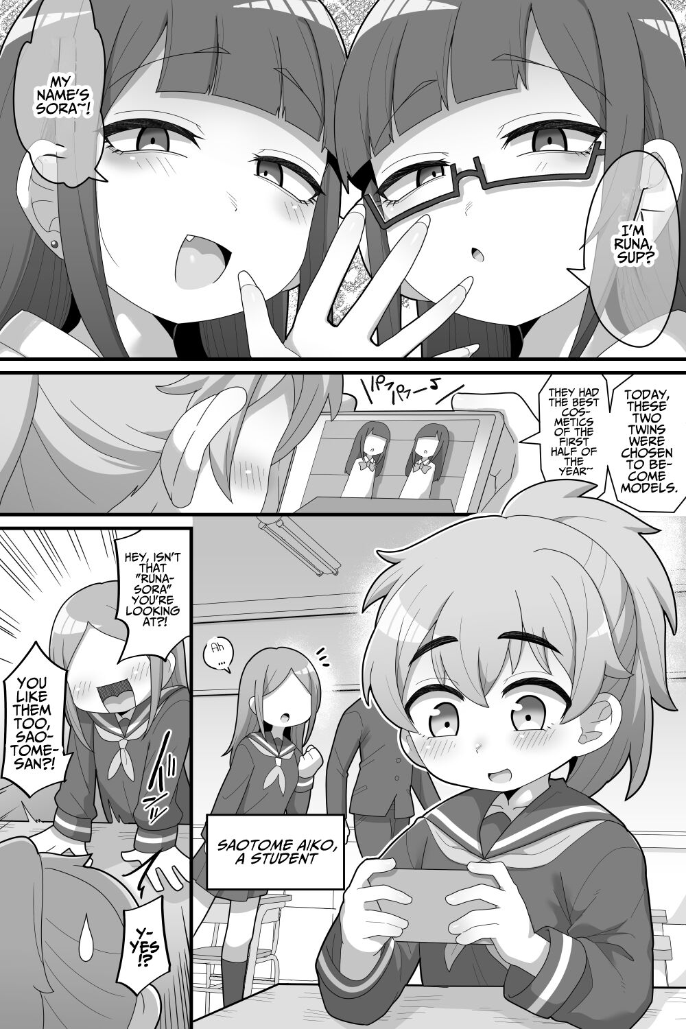 Futanari Futago ni Aisaresugitemasu | Loved Too Much by My Futanari Twin Step-sisters page 3 full