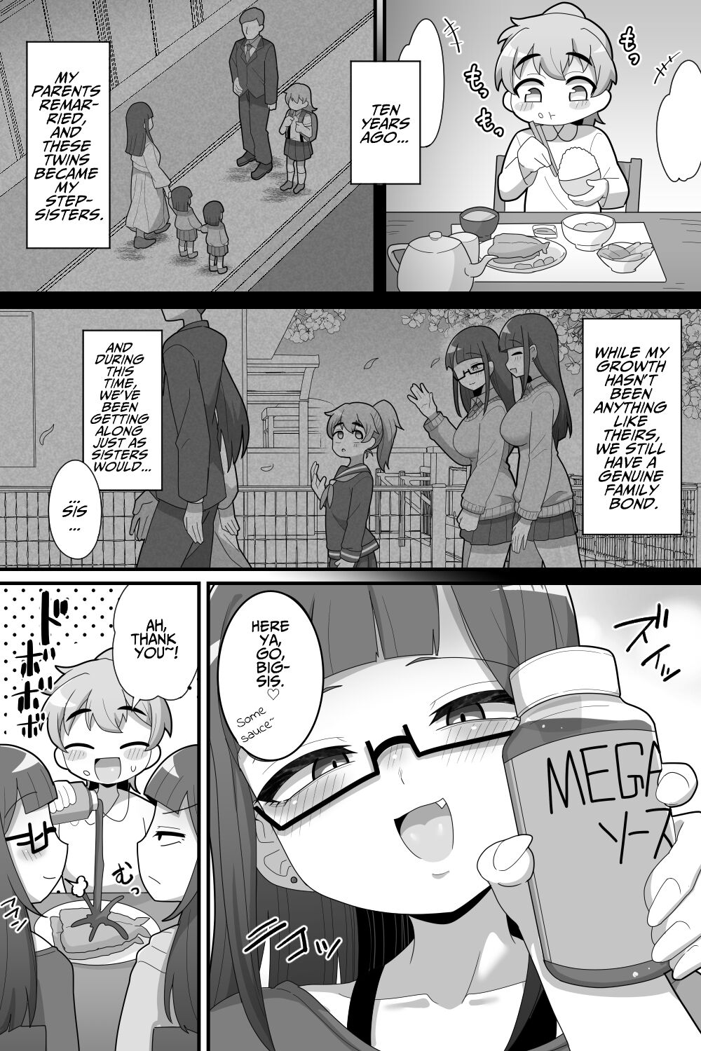 Futanari Futago ni Aisaresugitemasu | Loved Too Much by My Futanari Twin Step-sisters page 6 full