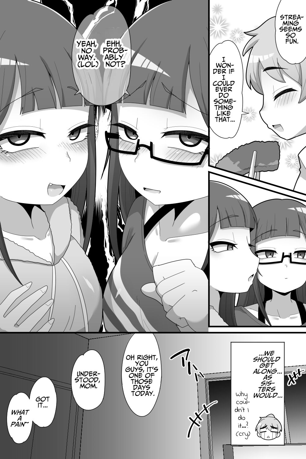 Futanari Futago ni Aisaresugitemasu | Loved Too Much by My Futanari Twin Step-sisters page 7 full