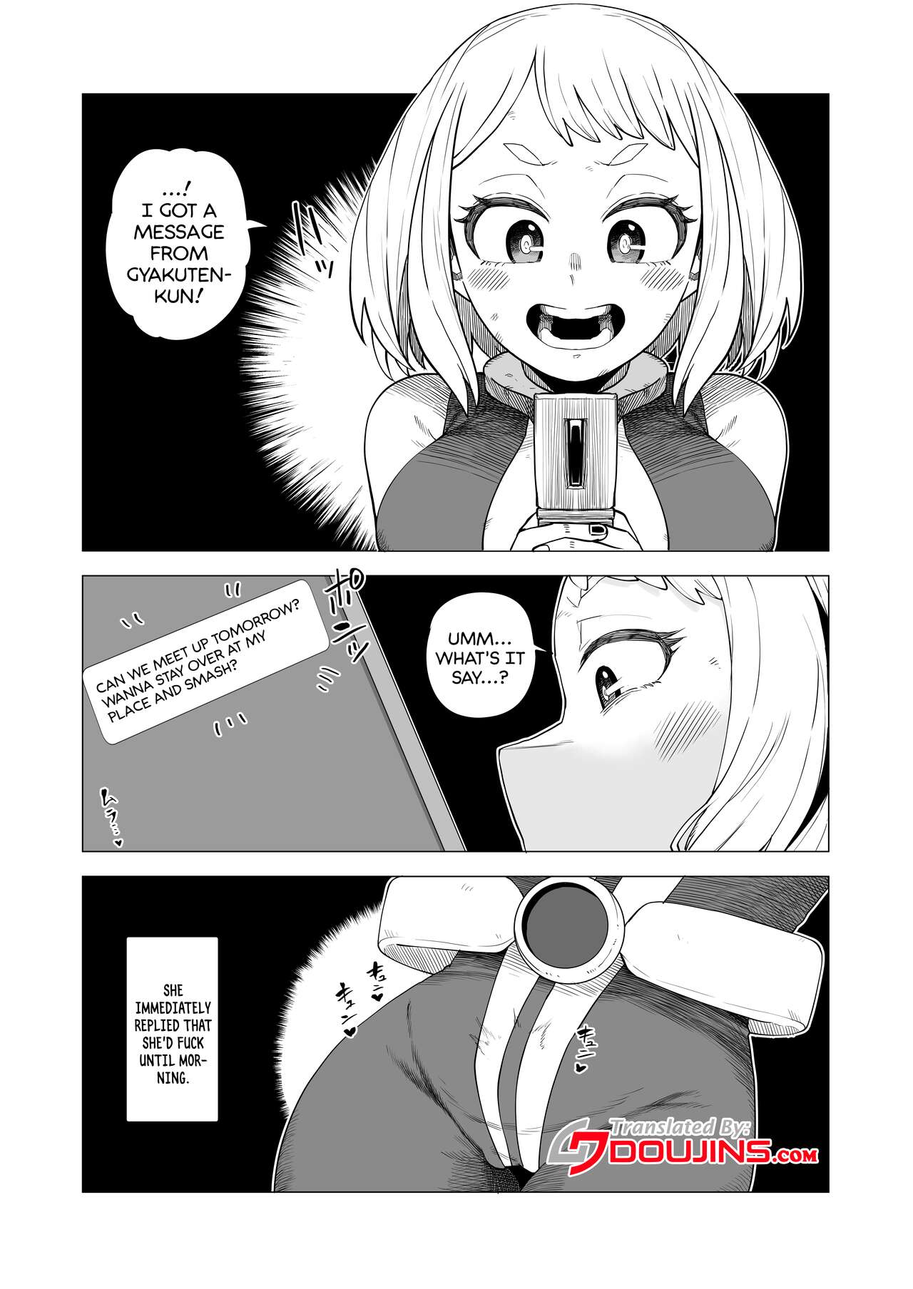 Oekaki Kaki Teisou Gyakuten Mono Ochako no Baai  / Inverted Morality Hero Academia ~ Ochako's Case page 1 full