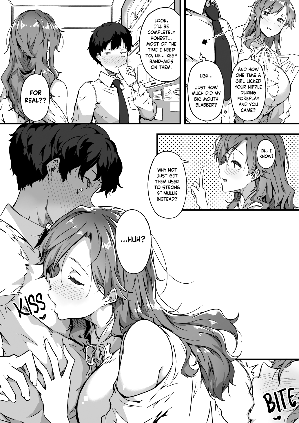 Yamada-san to Chikubi ga Yowai Ogawa-kun | Yamada-san Knows Ogawa-kun Has Sensitive Nipples page 3 full