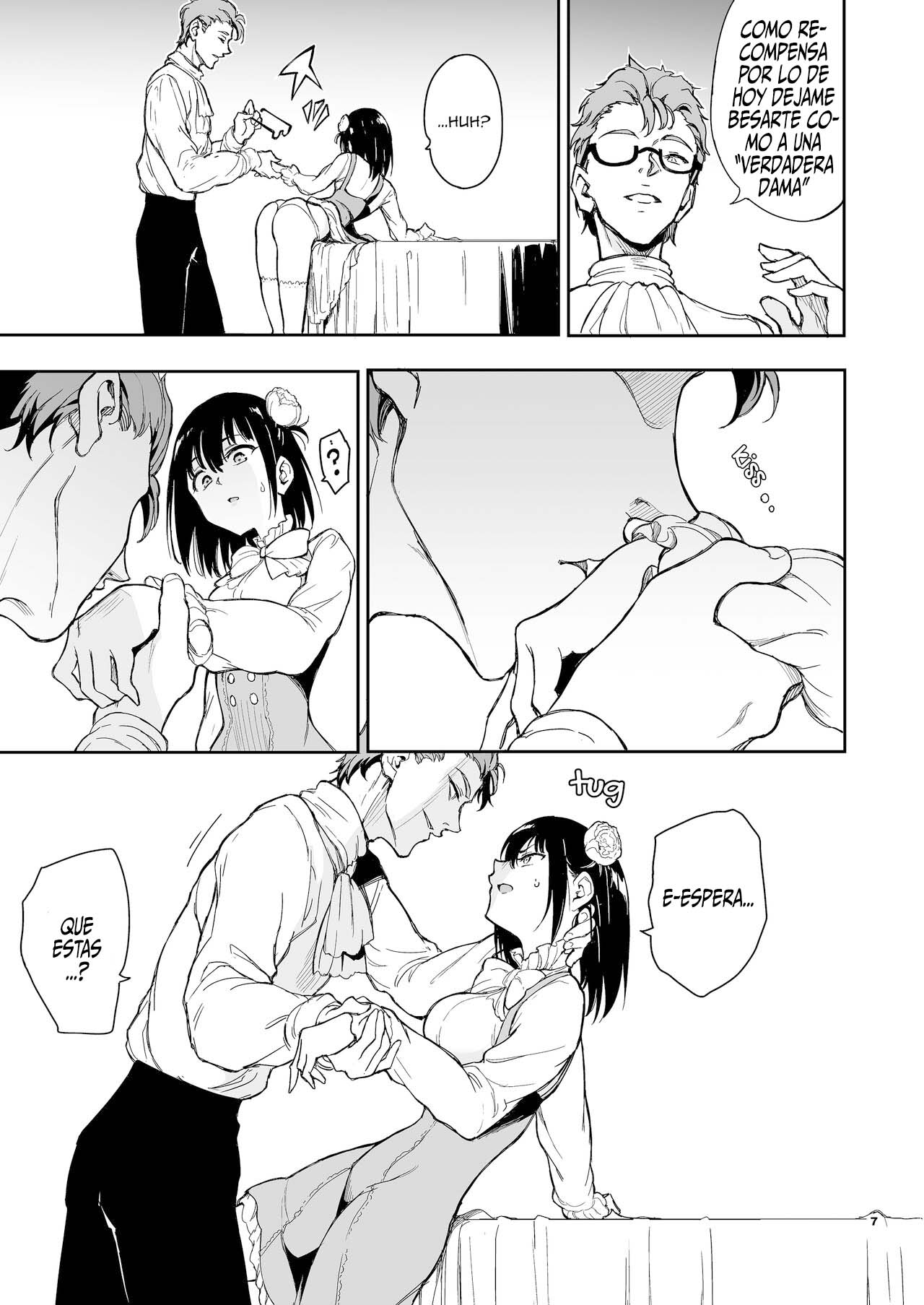 Maid Kyouiku. 5 -Botsuraku Kizoku Rurikawa Tsubaki- | Educación de una maid 5 -La aristócrata caída Rurikawa Tsubaki- page 7 full