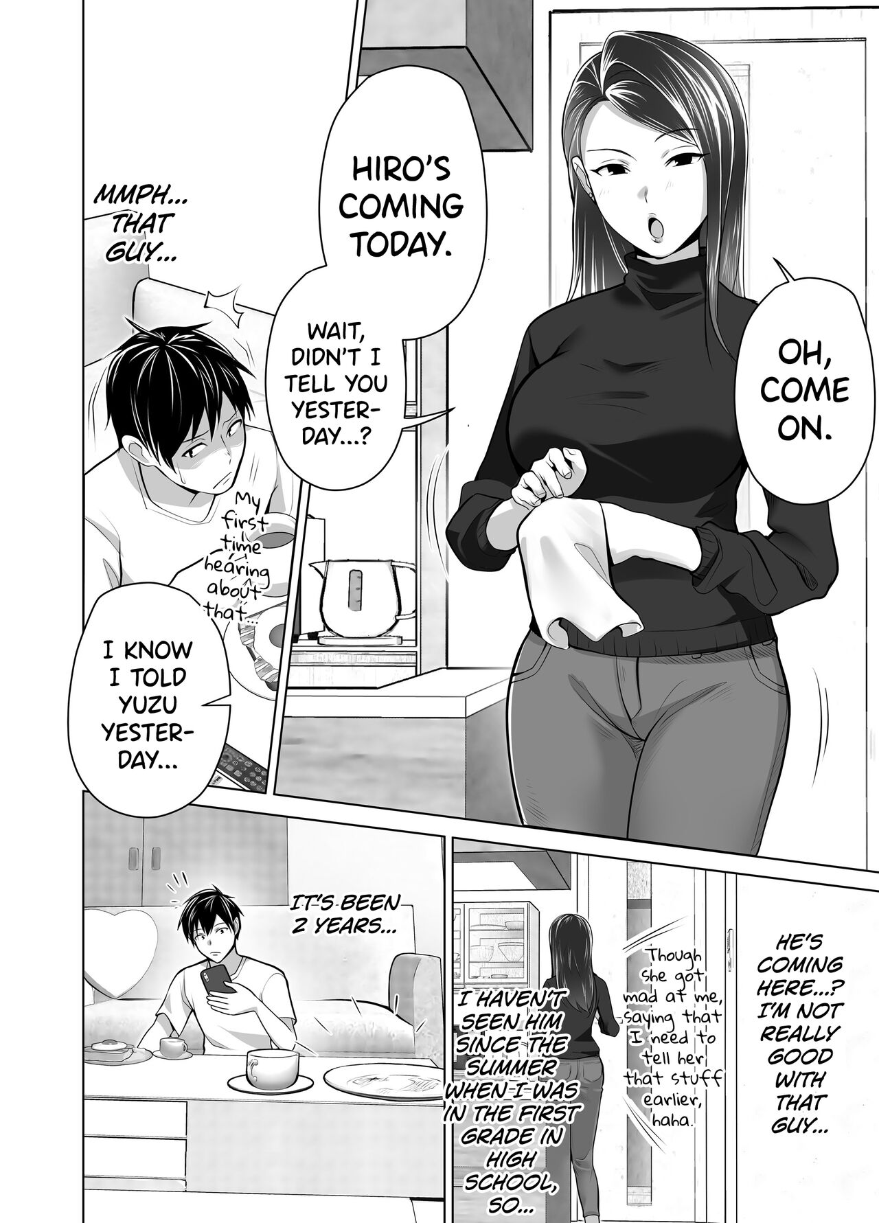 Omae no Kaa-chan Sugee Yokatta yo. page 4 full