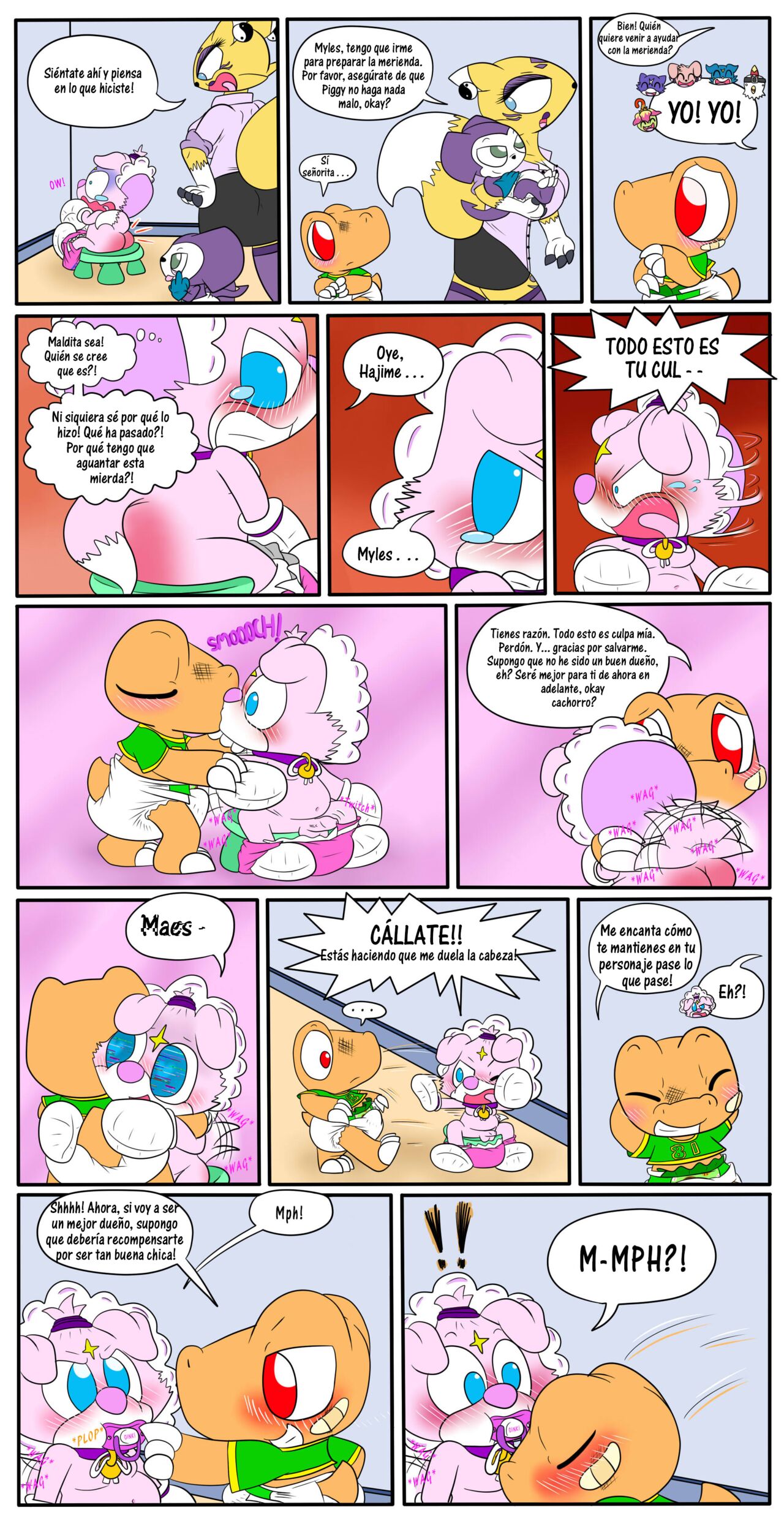 El Primer Día Preescolar de Piggy //Parte 2// page 2 full