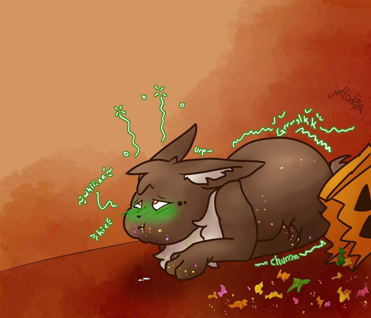 Halloween Candy Fiend + Extra page 1 full