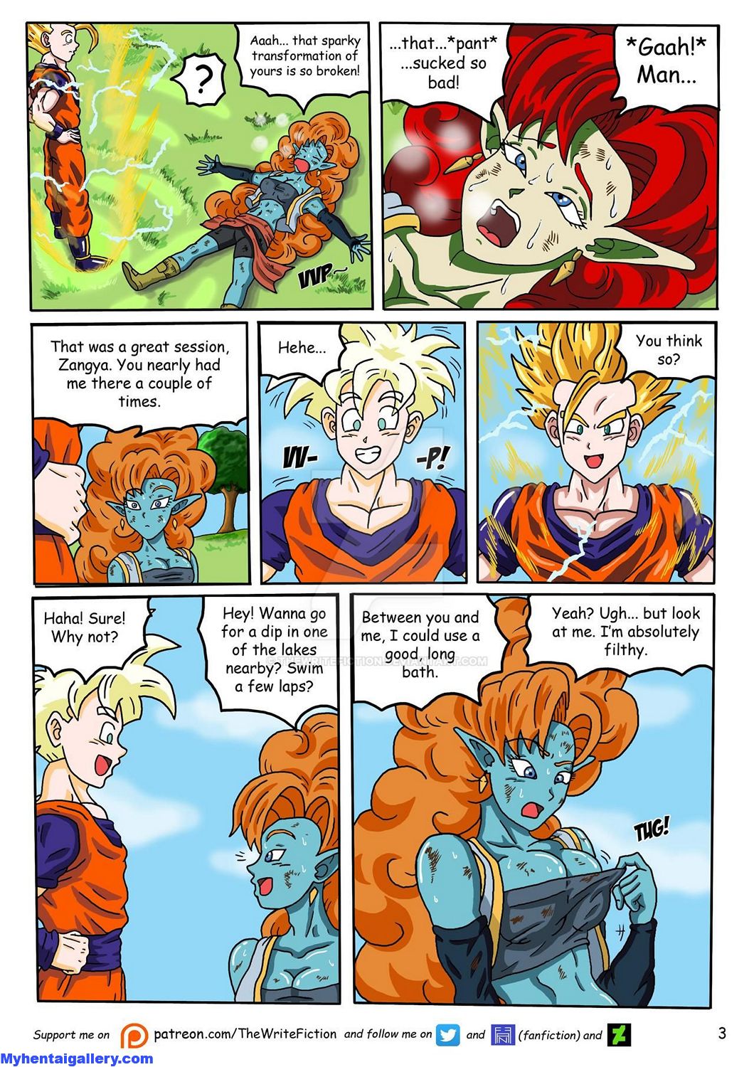 Dragon Ball Z Golden Age Fiery Lake page 4 full