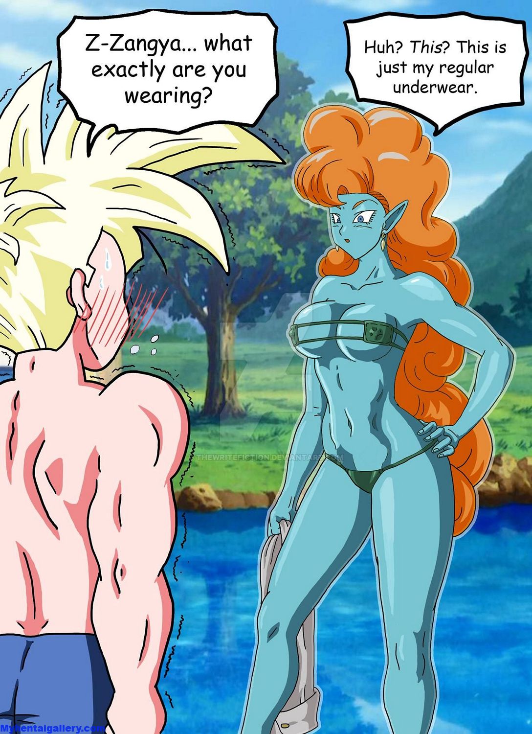 Dragon Ball Z Golden Age Fiery Lake page 6 full