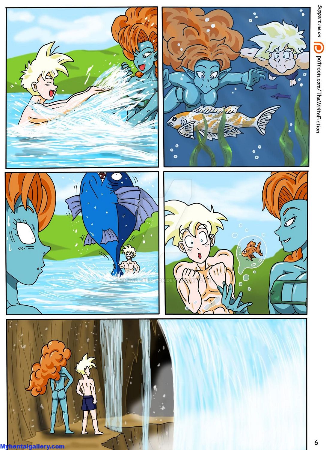 Dragon Ball Z Golden Age Fiery Lake page 8 full