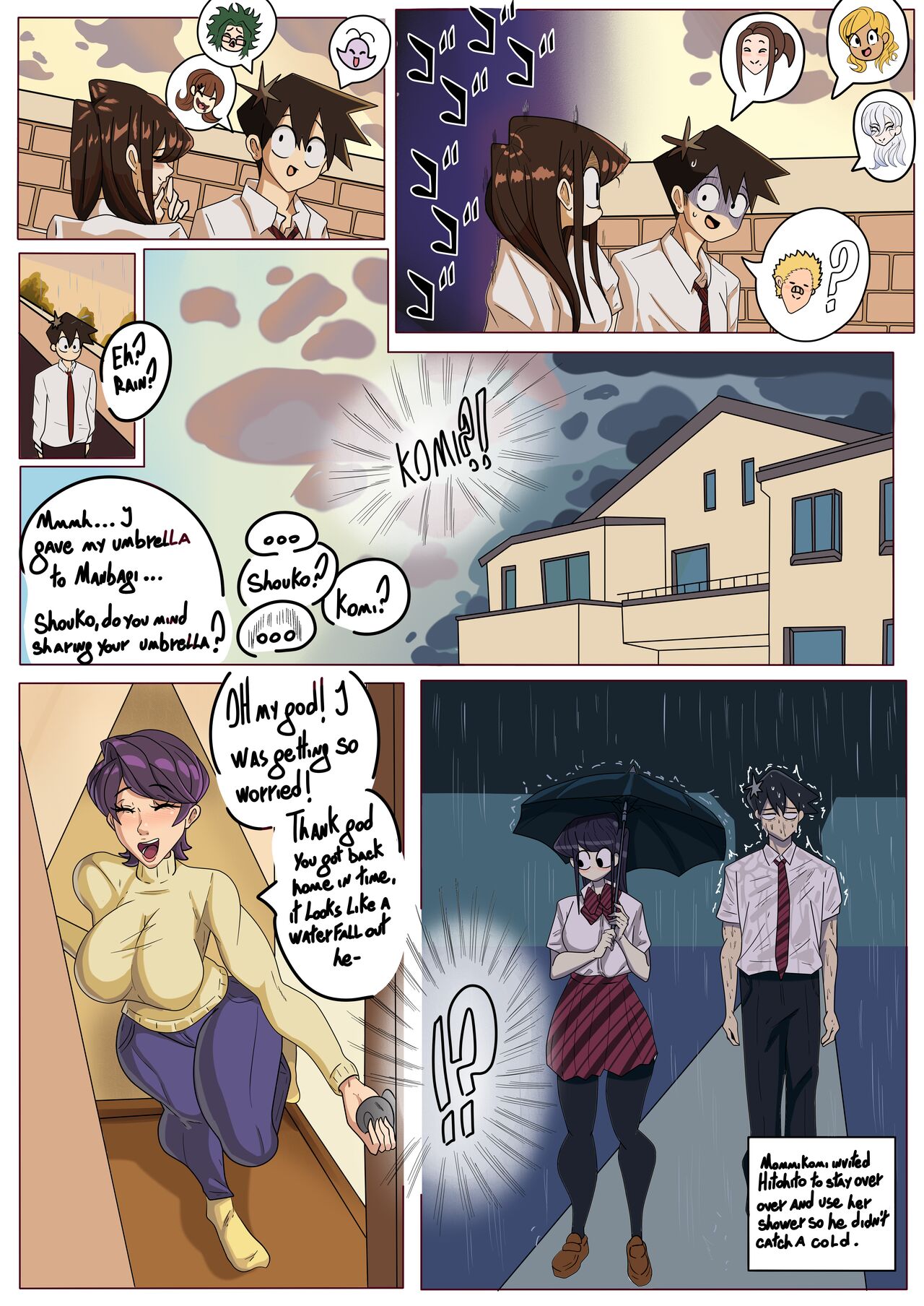 Komi San: Sleepless page 1 full