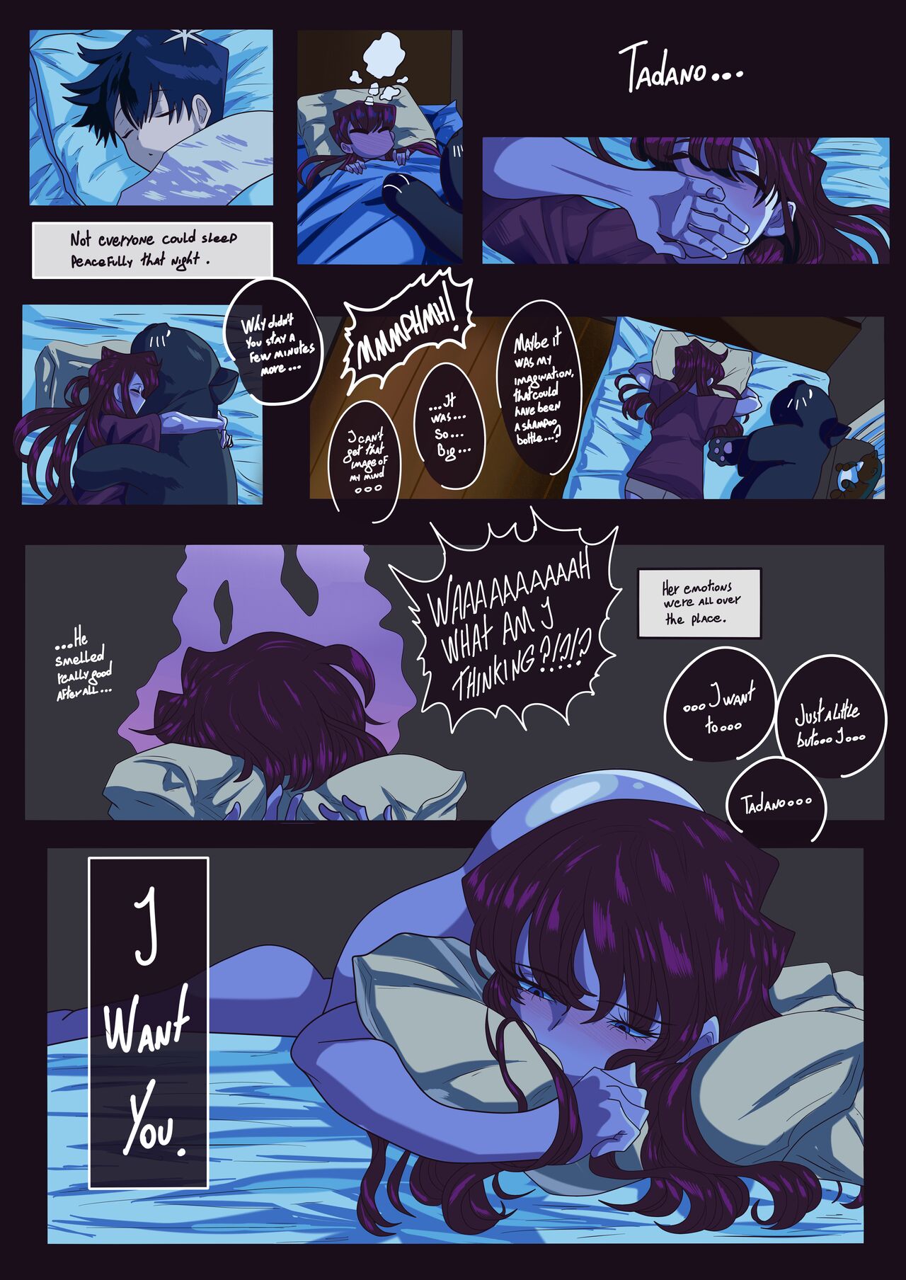 Komi San: Sleepless page 8 full