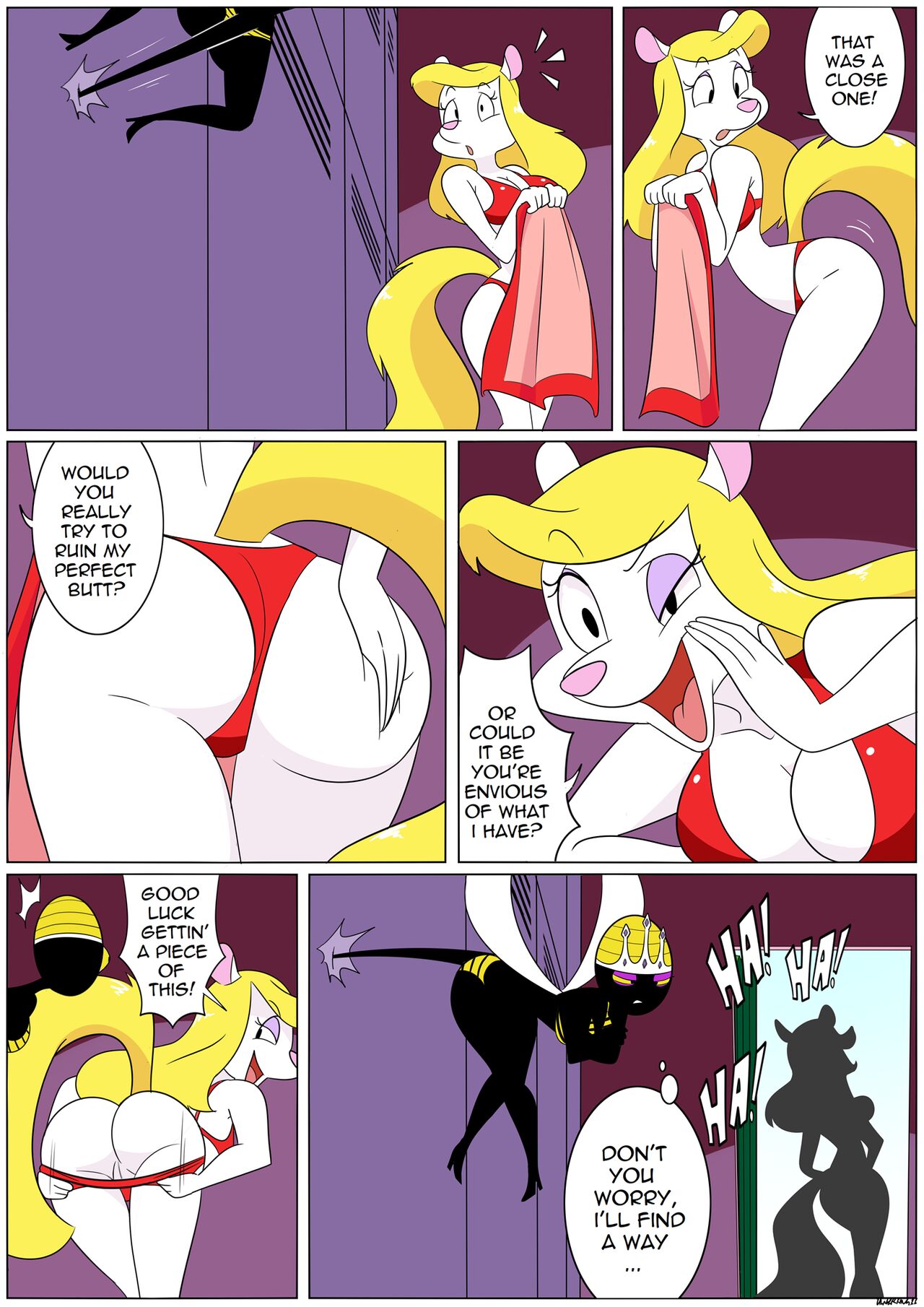 Queen Bea's Beach Fight page 4 full