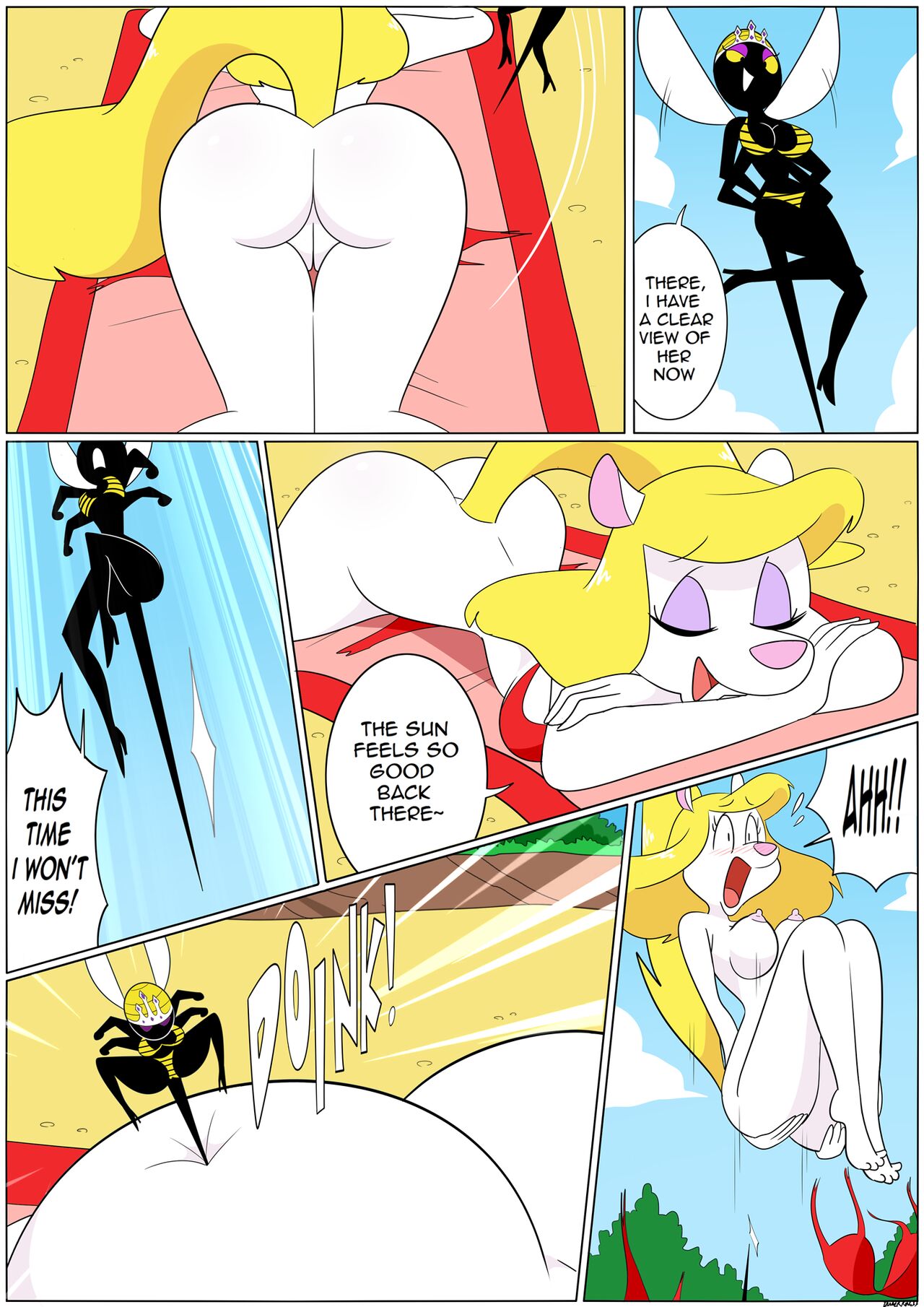 Queen Bea's Beach Fight page 6 full