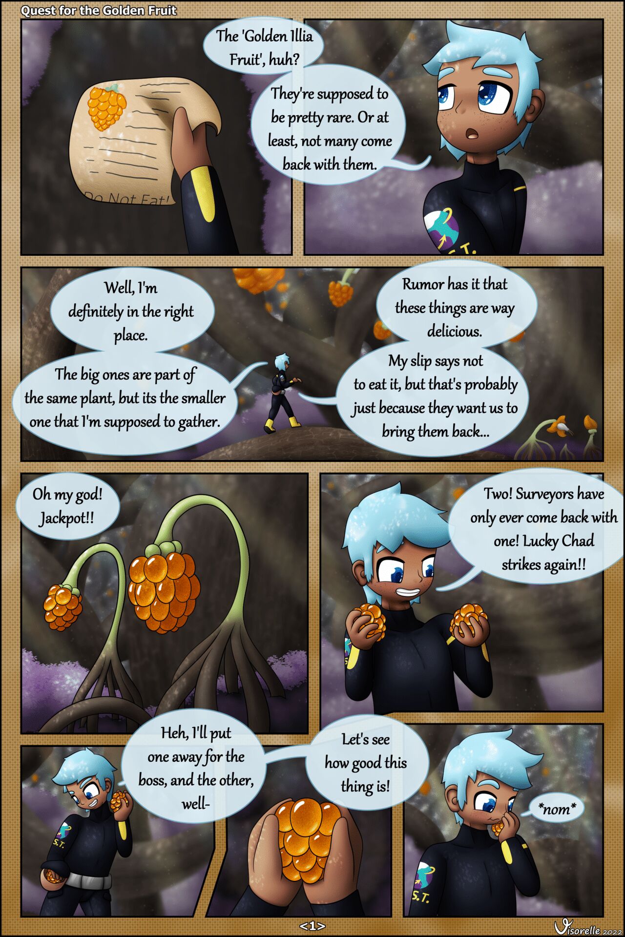 The Golden Berry page 1 full