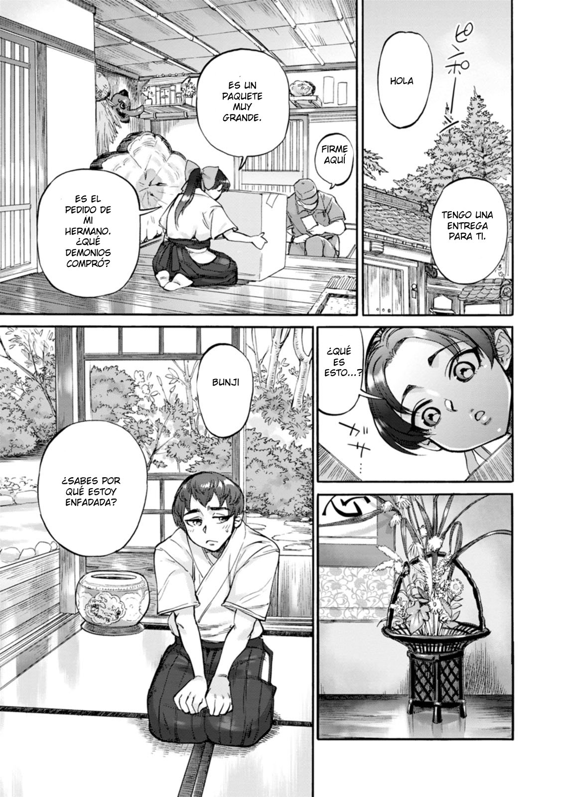 Tan majestuosa como mi hermana floreciendo 01 | 凛として咲く姉の如く 01 page 9 full
