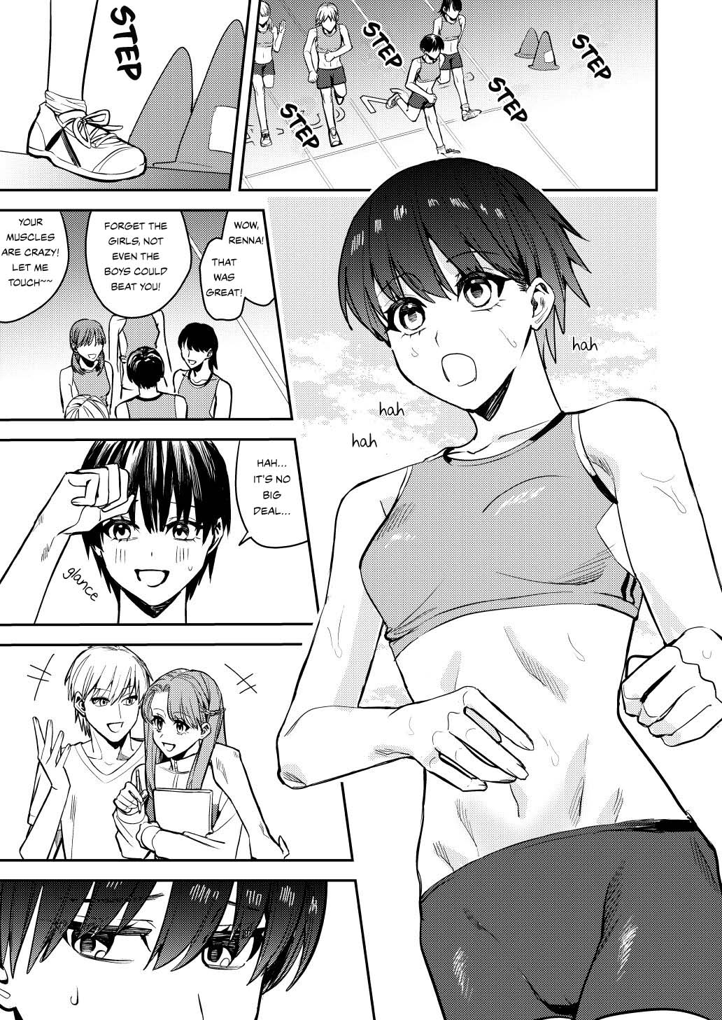 Rikujoubu no Ore ga Onna ni Sarete Kairaku ni Ochiteiku Ohanashi |  | How I Was Turned Into A Woman, Left The Track Team, And Became A Slut page 3 full