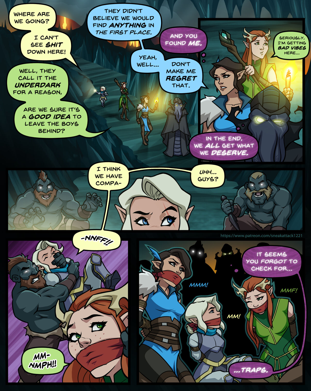 Legend of Vox Machina comic page 1 full