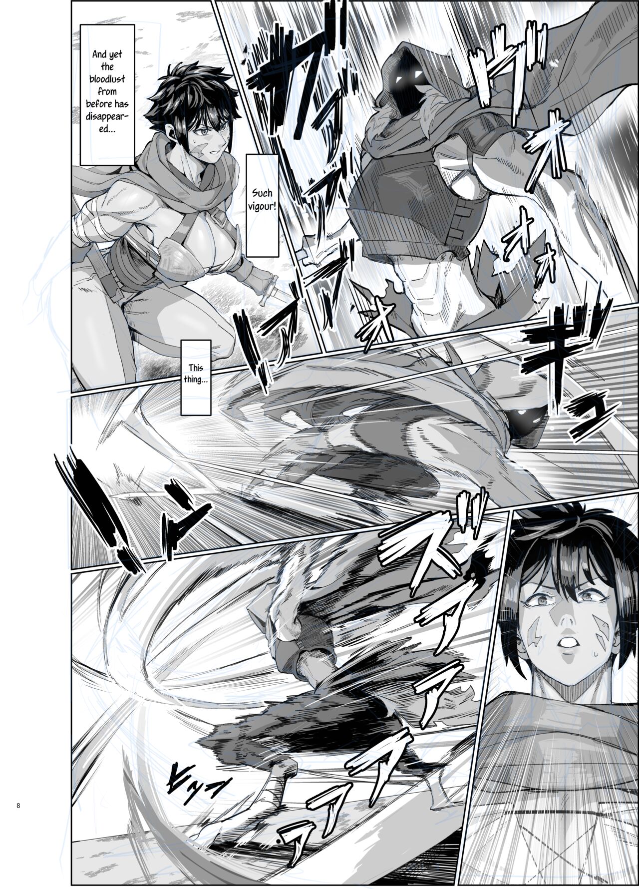 Ayaushi jo senshi-san | A Female Warrior in Trouble page 8 full