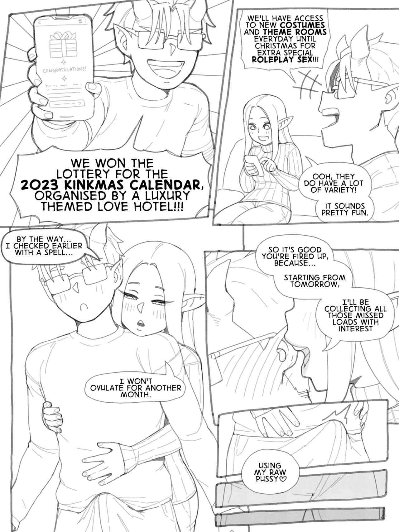 Kinkmas Calendar 2023 page 2 full