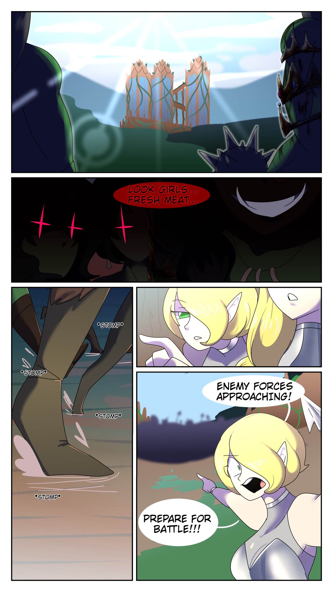 Futa Orc raiders vs Elven troops page 1 full