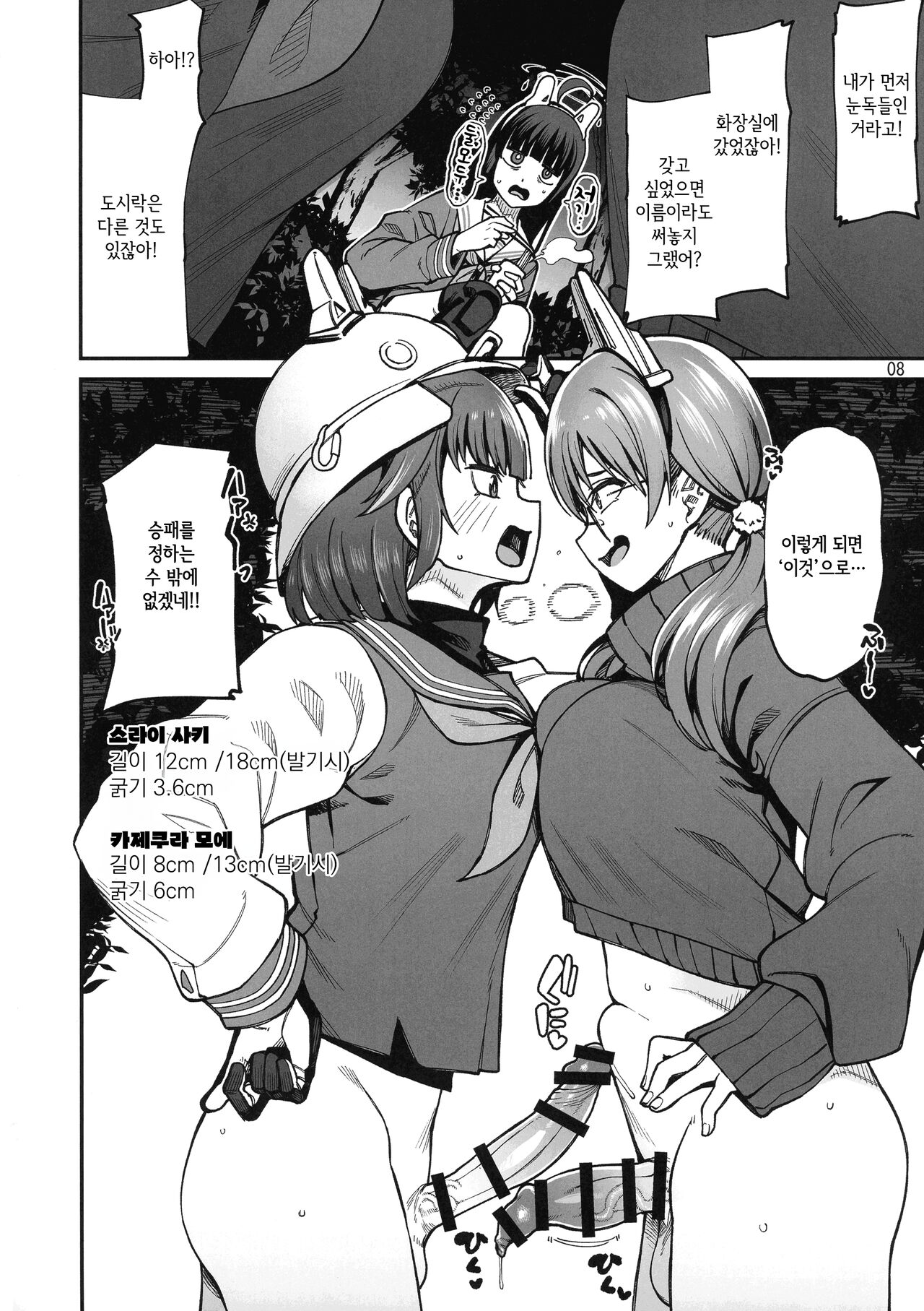BuruAka Futanari Goudou | 블루아카 후타나리 합동 page 8 full