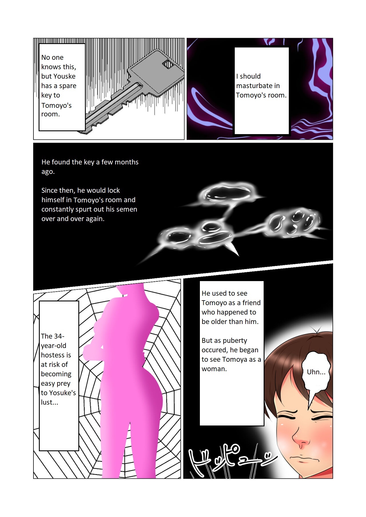 Sleep Rape Pregnancy Vol. 1 "Tomoyo" page 9 full