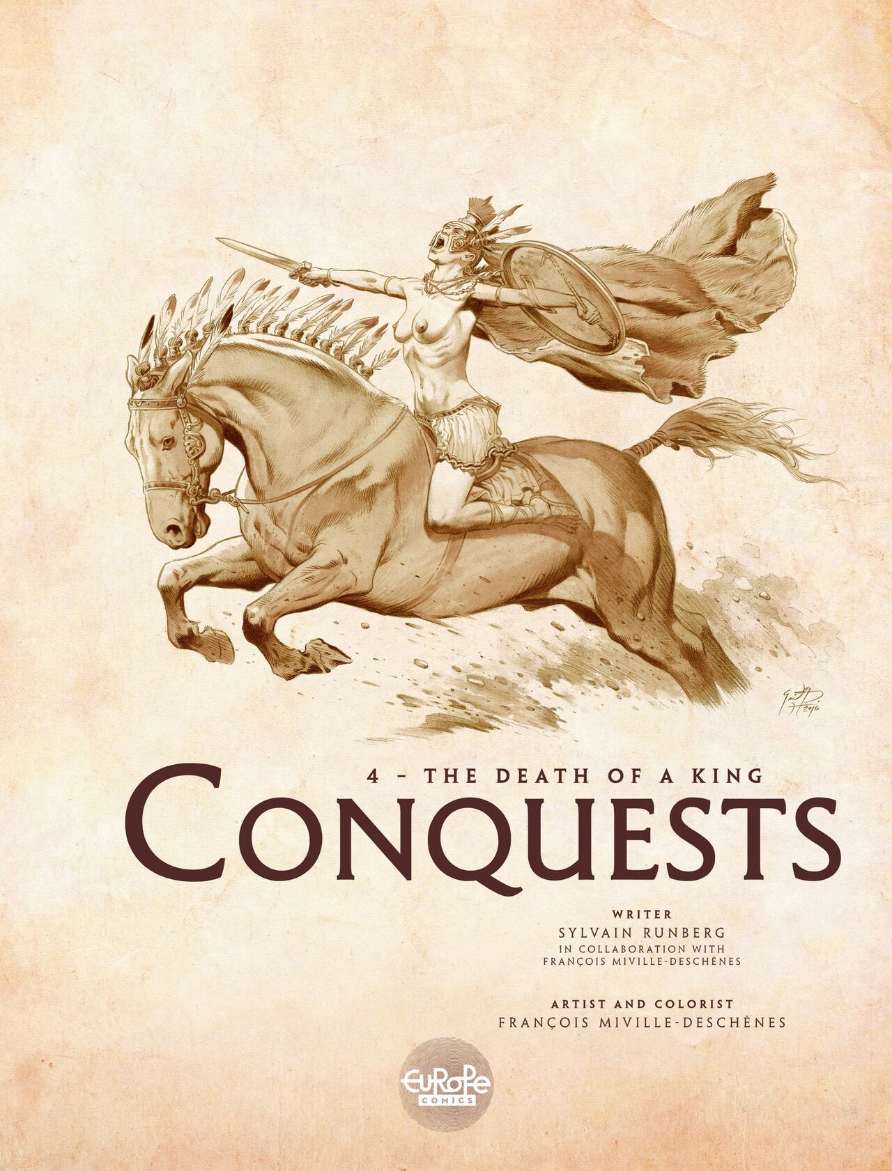 Conquests Vol. #4 the Death of a King page 2 full