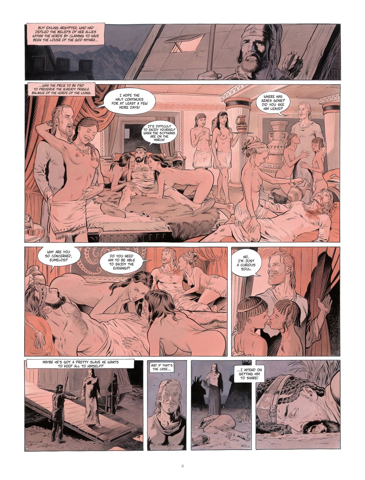 Conquests Vol. #4 the Death of a King page 4 full