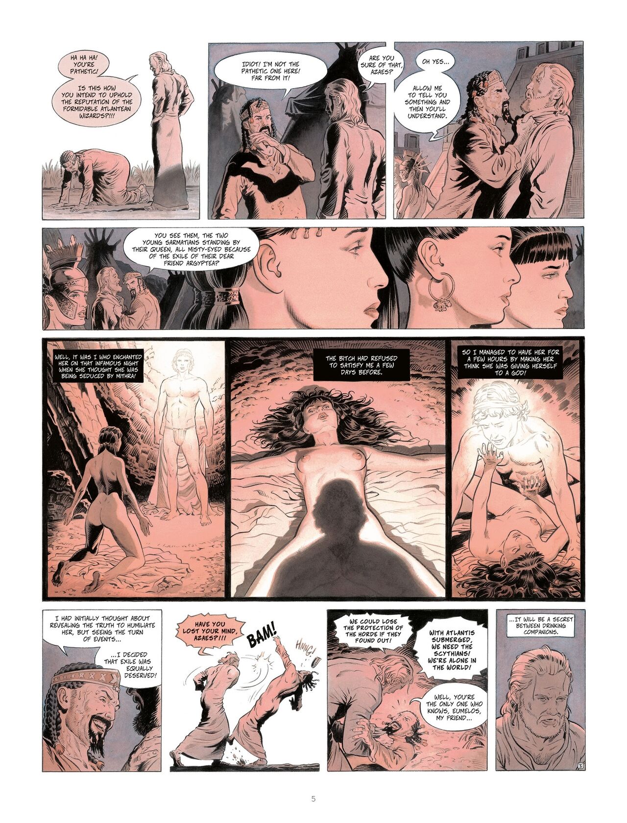 Conquests Vol. #4 the Death of a King page 5 full
