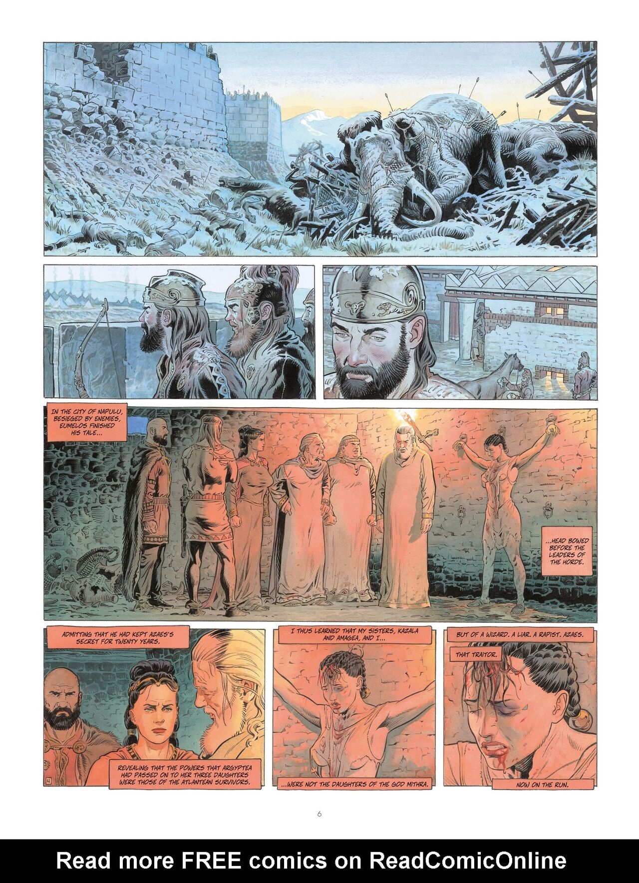 Conquests Vol. #4 the Death of a King page 6 full