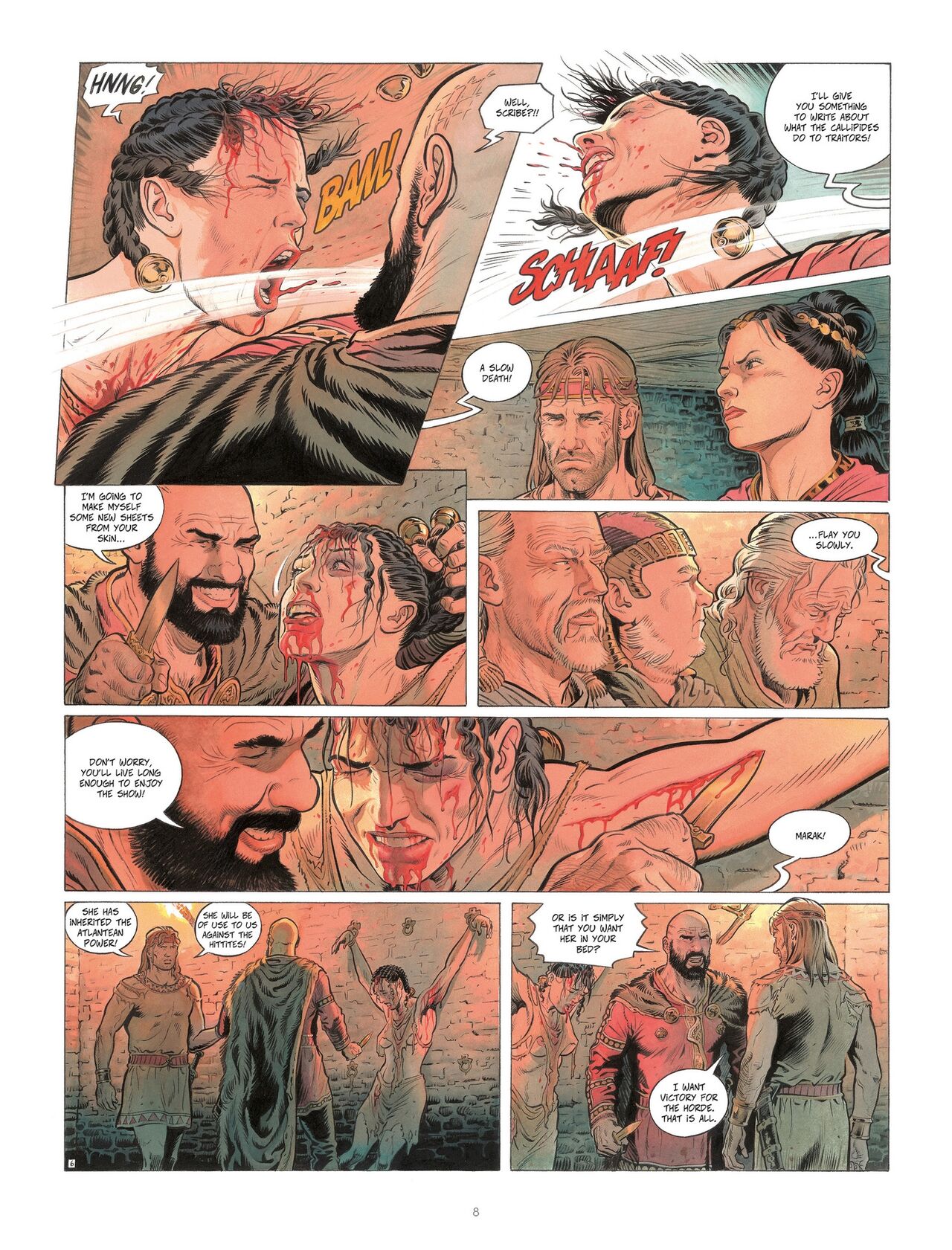 Conquests Vol. #4 the Death of a King page 8 full