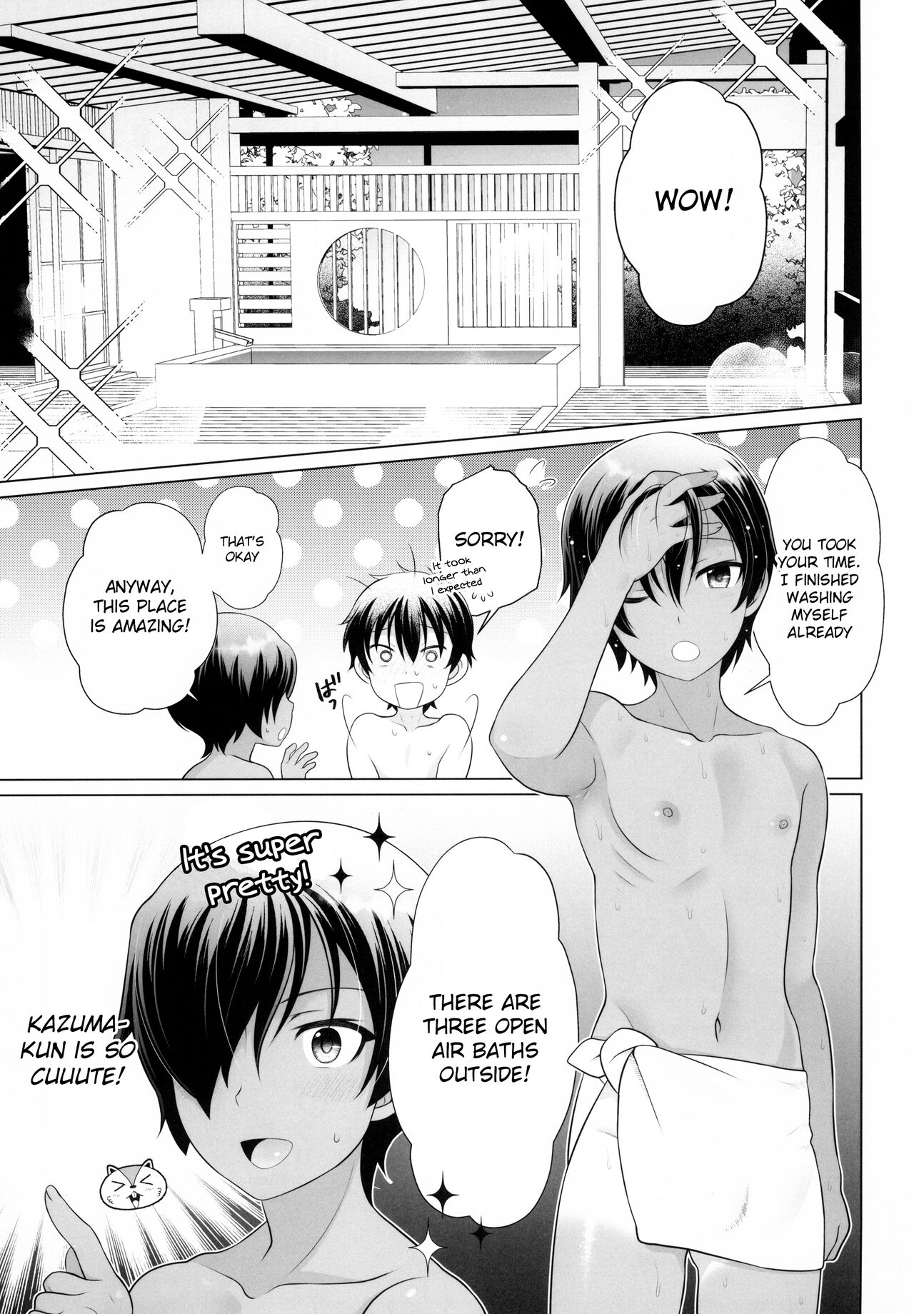 Kazuma-kun to IchaLove Onsen Sex | Flirty-Lovey Onsen Sex with Kazuma-kun -  Page 5 - IMHentai