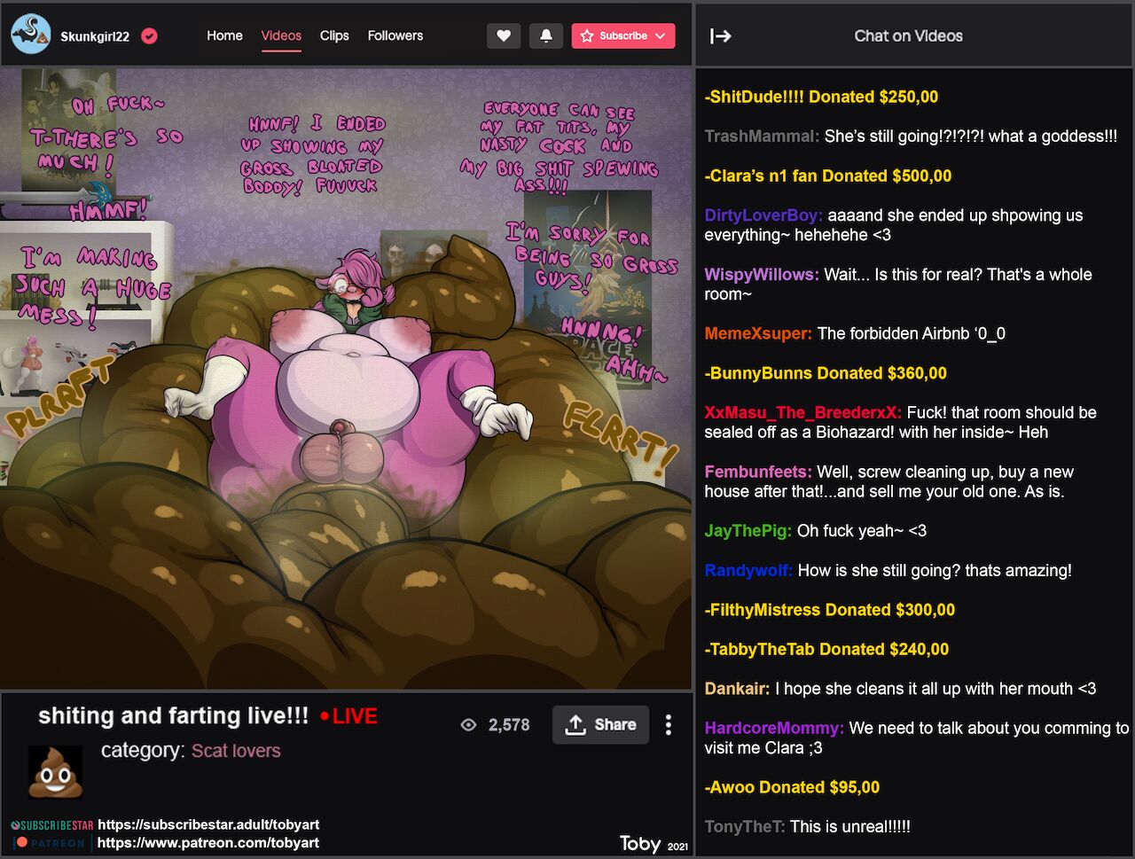 Clara's Livestream page 7 full
