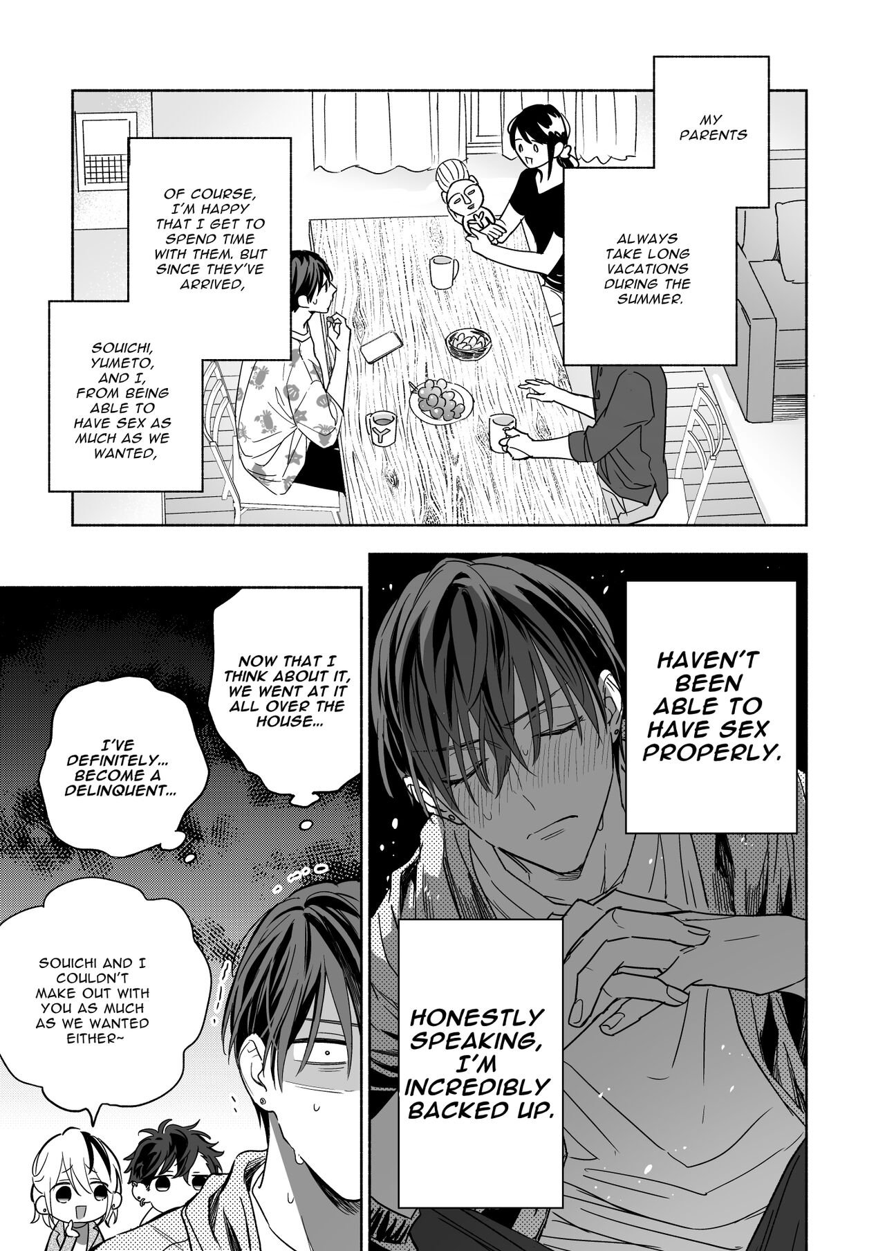 Tachi to Neko Docchi ga Ii no? | Top or Bottom? 3 ~Vacation 3-way Sex~ page 7 full