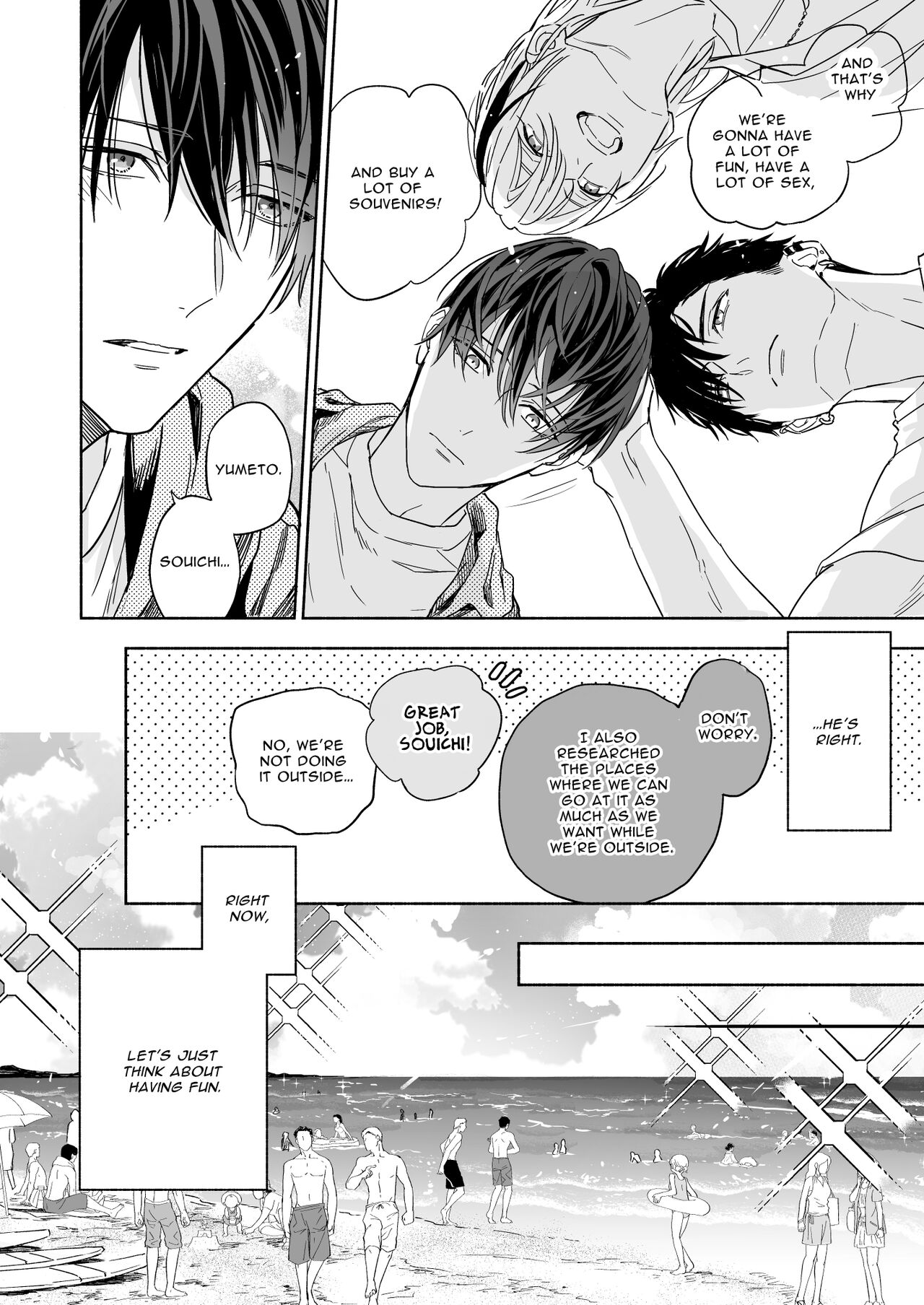 Tachi to Neko Docchi ga Ii no? | Top or Bottom? 3 ~Vacation 3-way Sex~ page 8 full