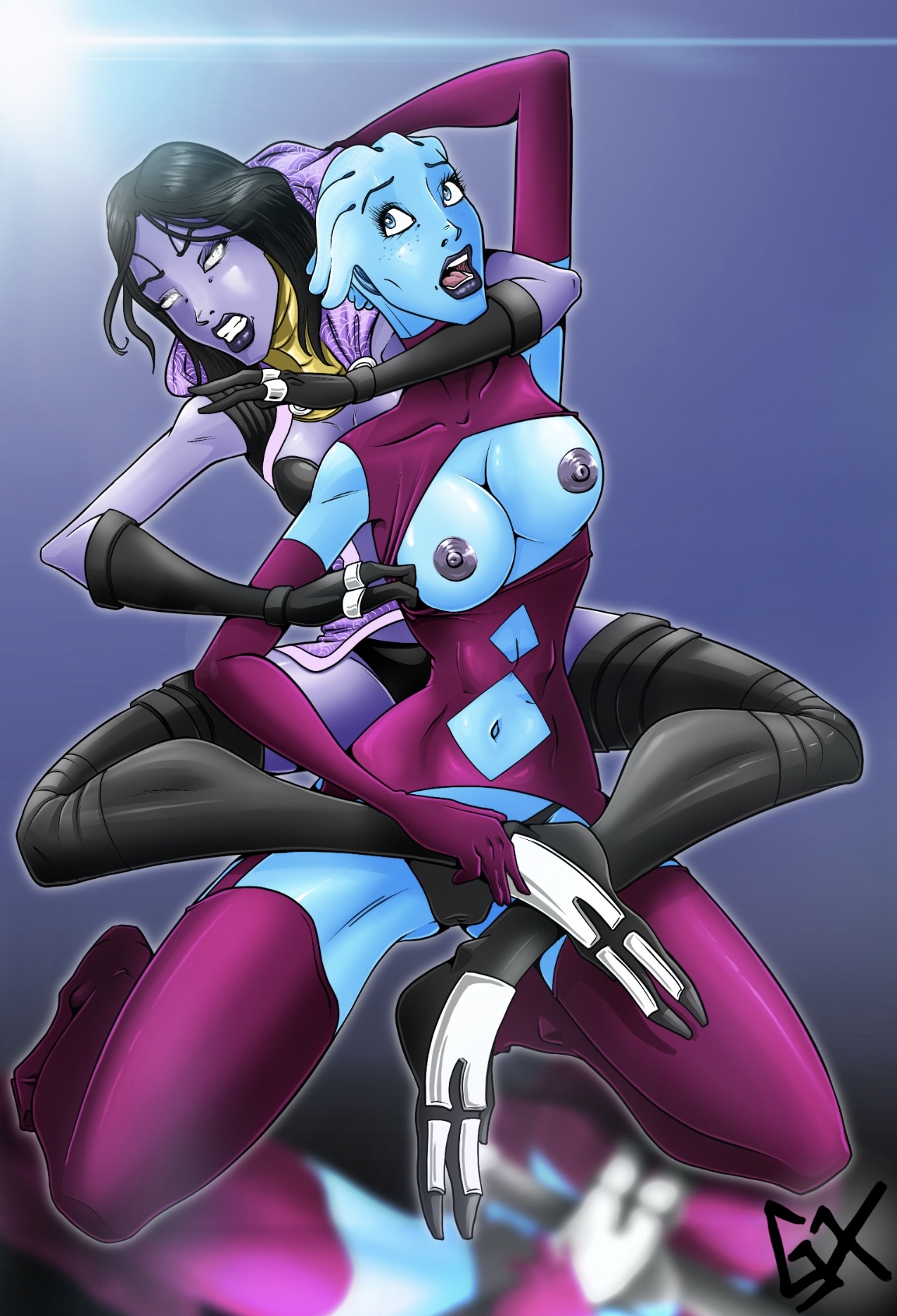 Liara x Tali page 2 full