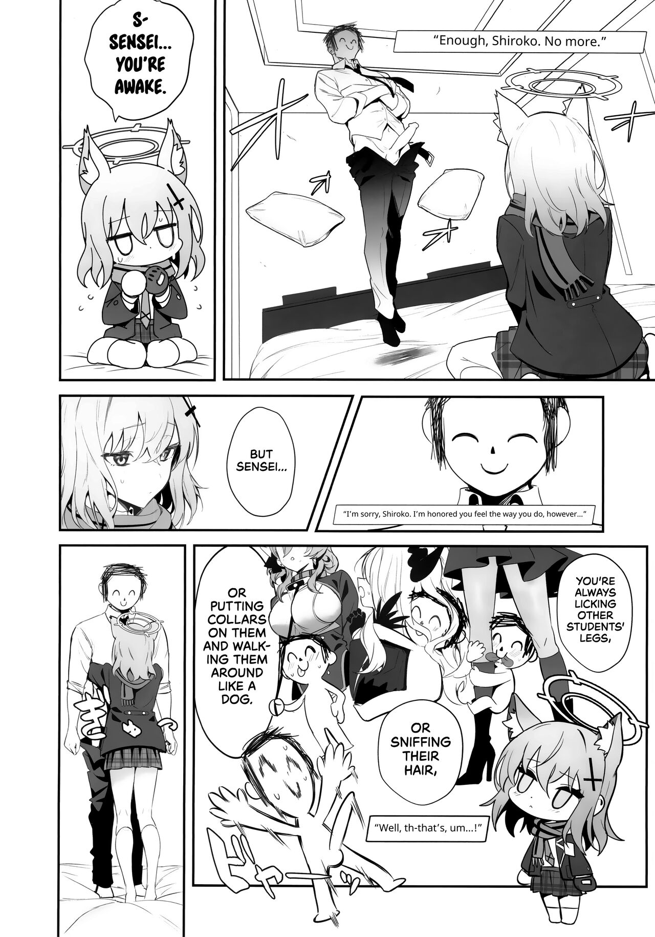 ByuruAka～Seiyoku Tuyotuyo Shiroko to Rabuho Ecchi～ | Blyew Archive ~Being Taken To A Love Hotel By An EXTREMELY Horny Shiroko~ page 9 full