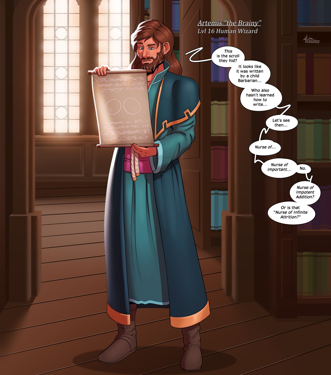Artemis And The Hidden Scroll page 1 full