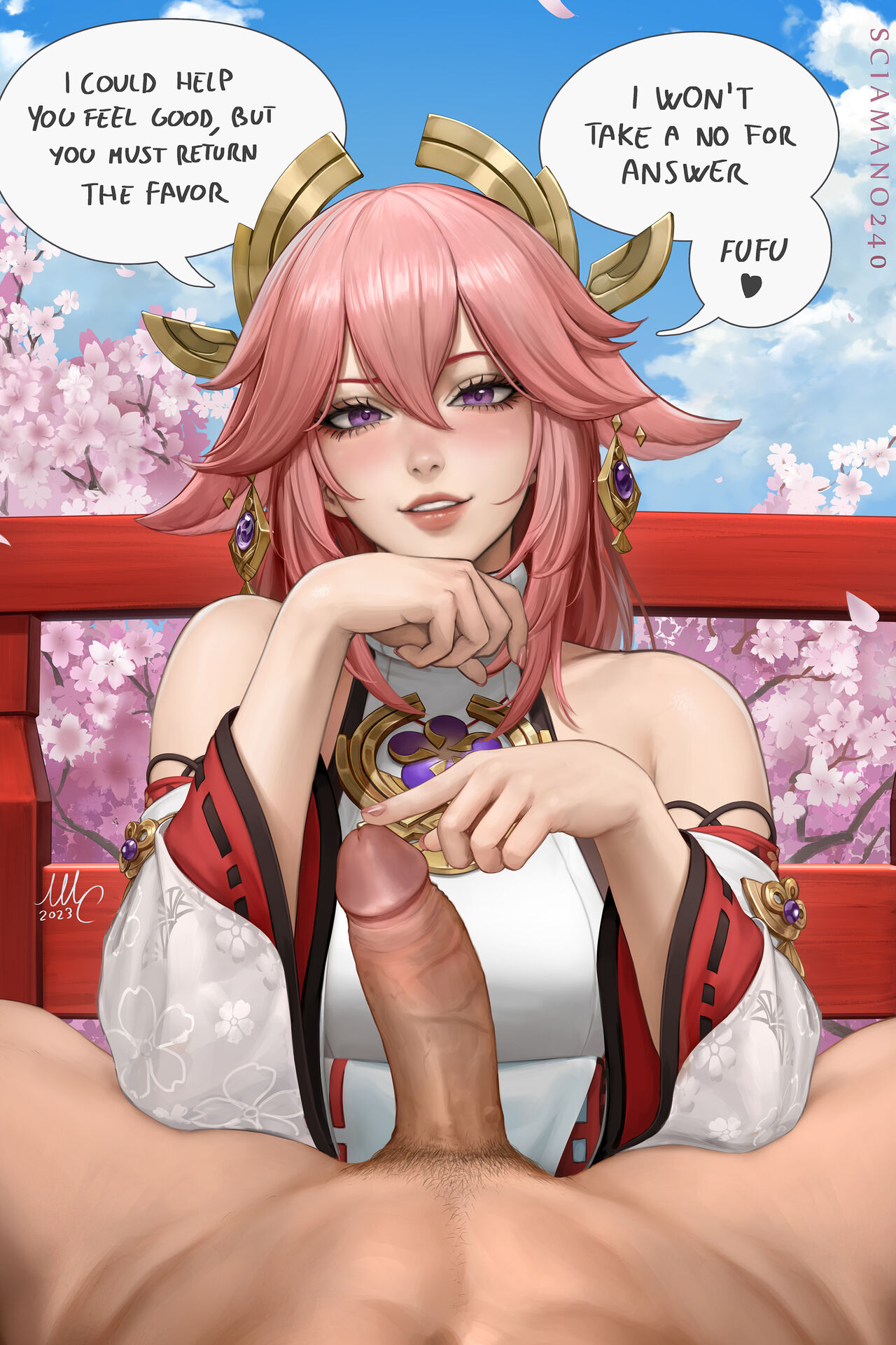 Sciamano240 Yae Miko HandSake page 4 full